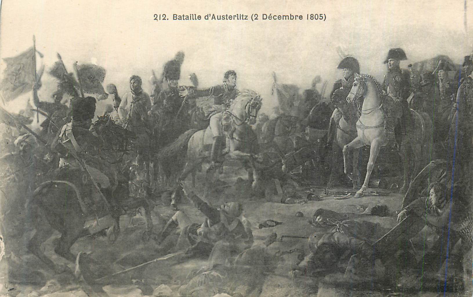 CPA Bataille d'Austeriltz (2 Decembre 1805) Napoleon 1er