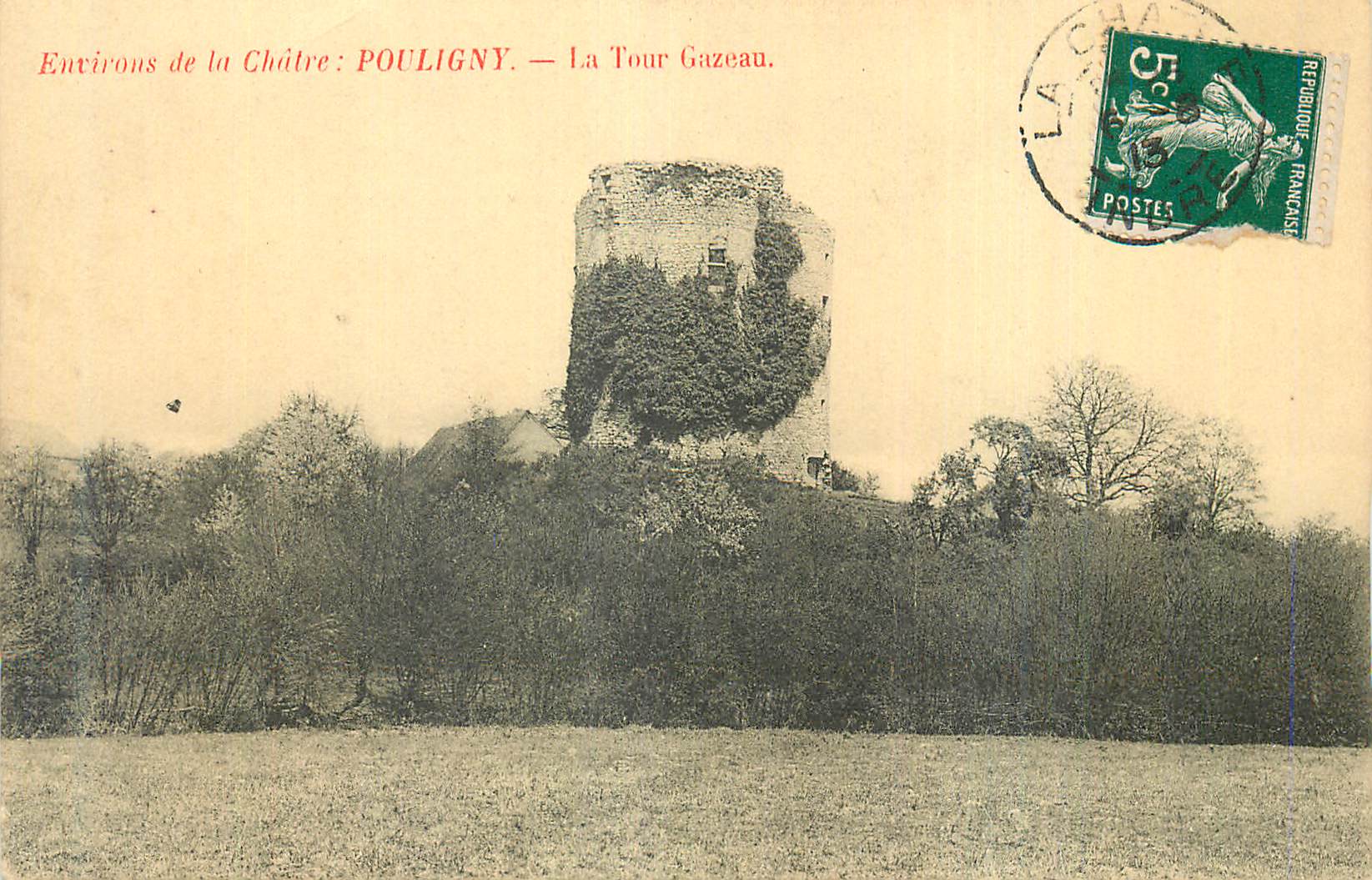 CPA Pouligny Environs de la Chatre La Tour Gazeau