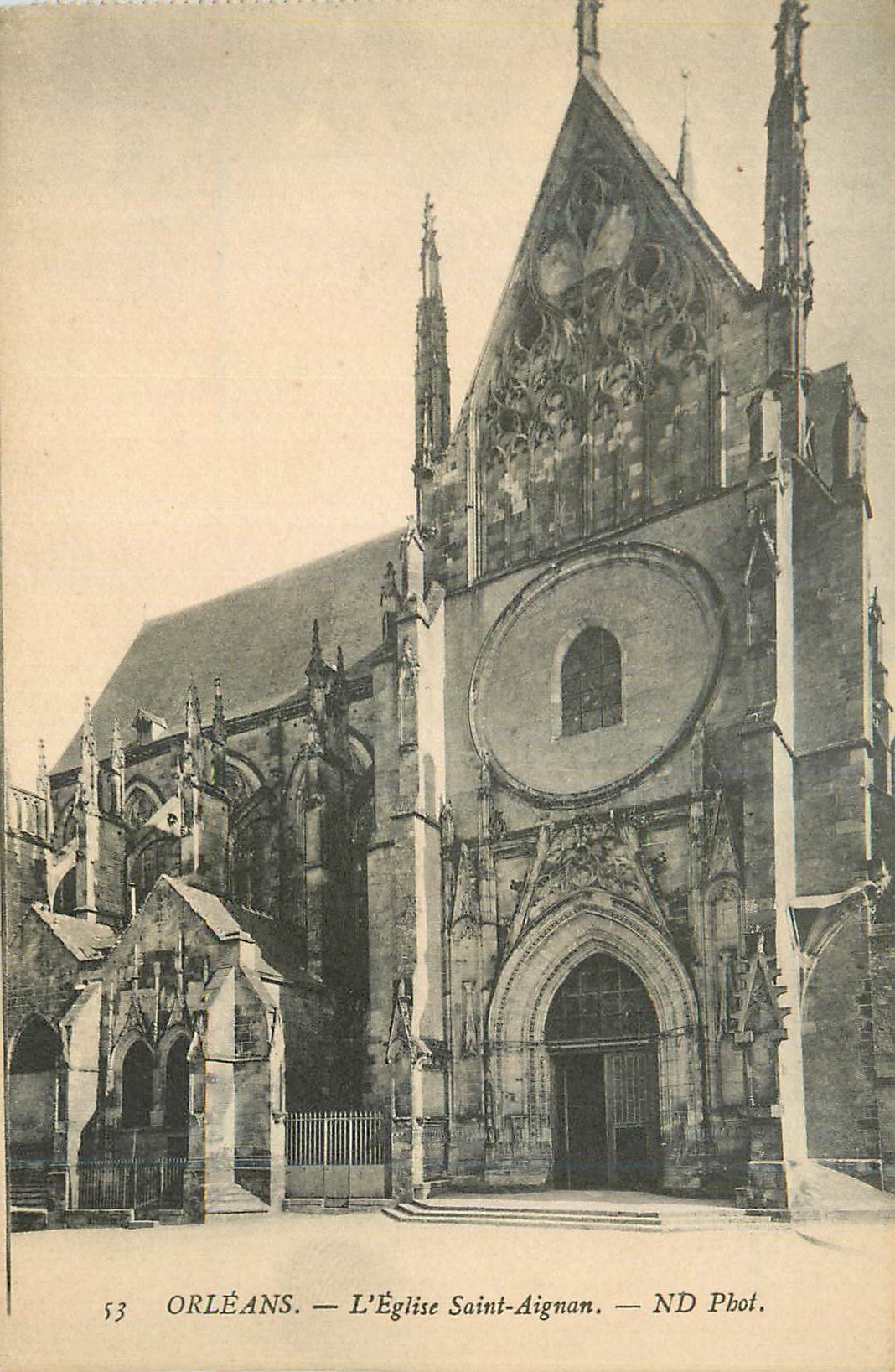 CPA Orleans L'Eglise Saint Aignan
