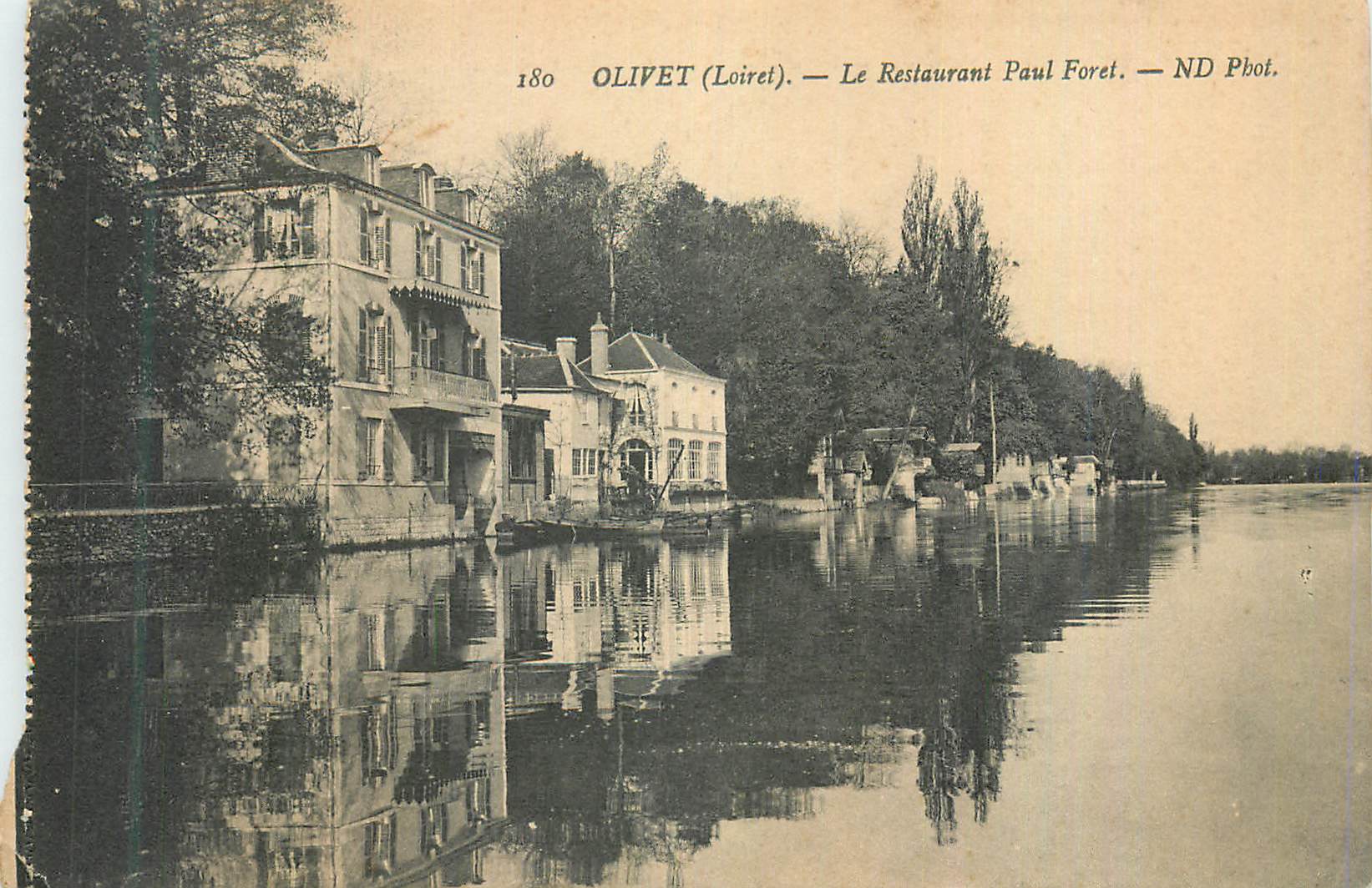 CPA Olivet (Loiret) Le Restaurant Paul Foret