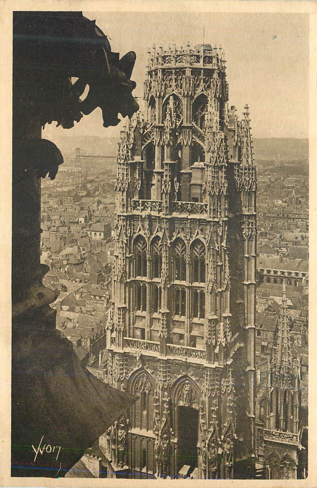 CPA Rouen (Seine Inferieure) la Tour du Beurre la Douce France