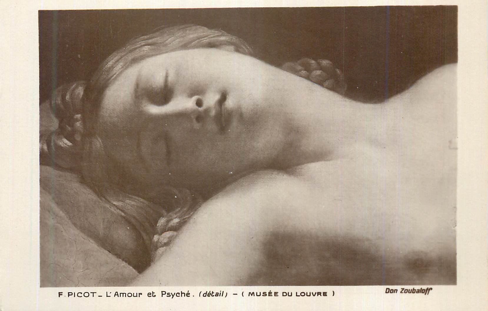 CPA Musee du Louvre l'Amour et Psyche (Detail)
