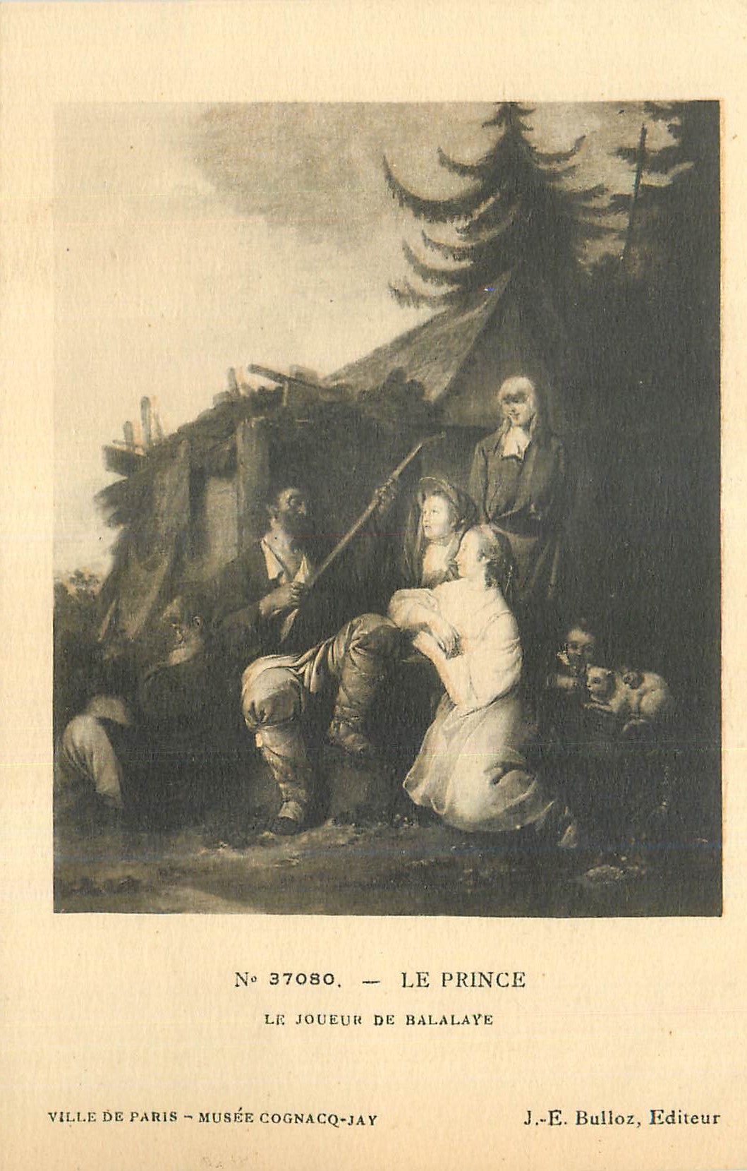 CPA Ville de Paris Musee Cognacq Jay le Prince le Joueur de Balalaye