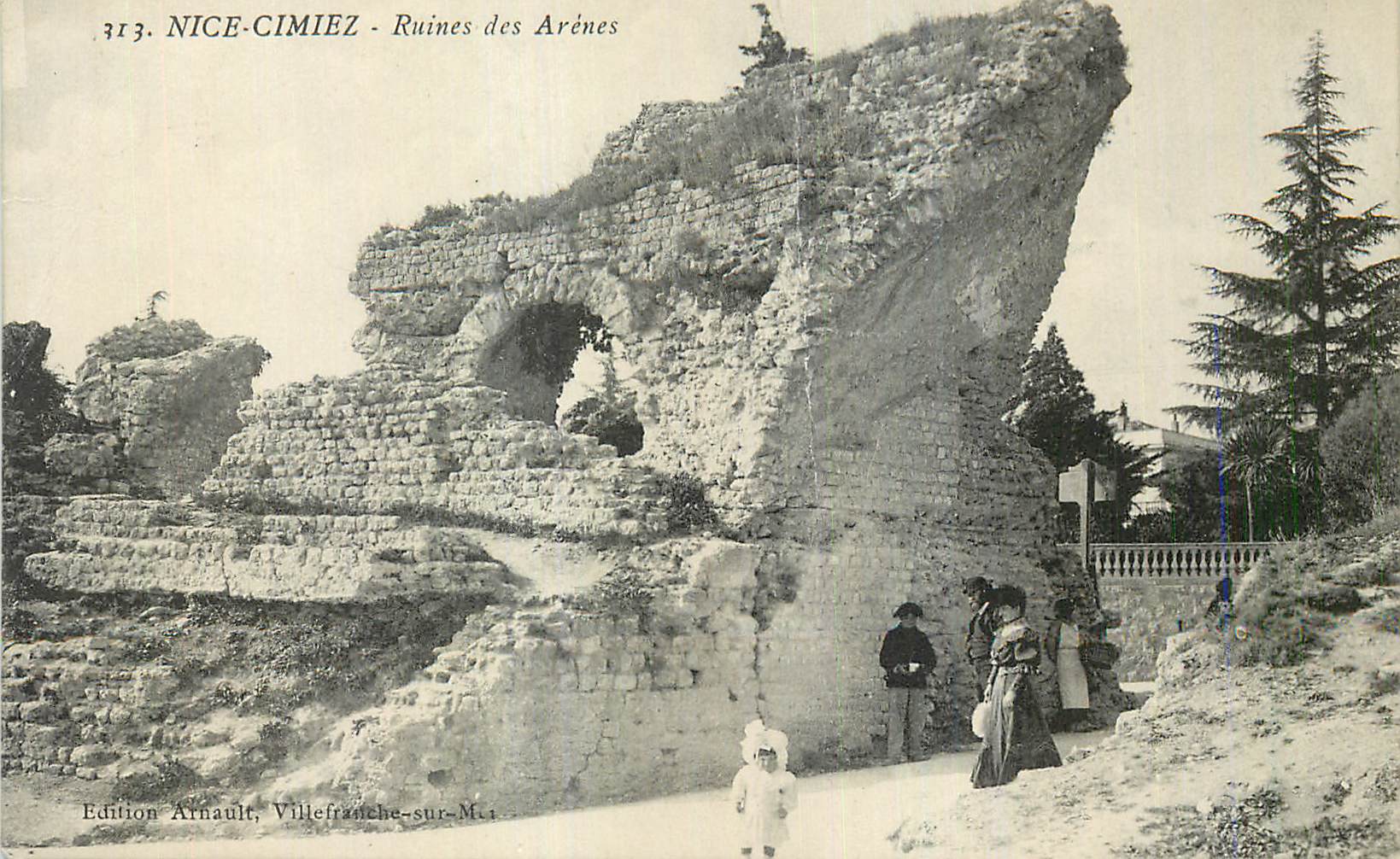 Nice-Cimiez - Ruines des Arénes — Édition Arnault, Villefranche-sur-Mer