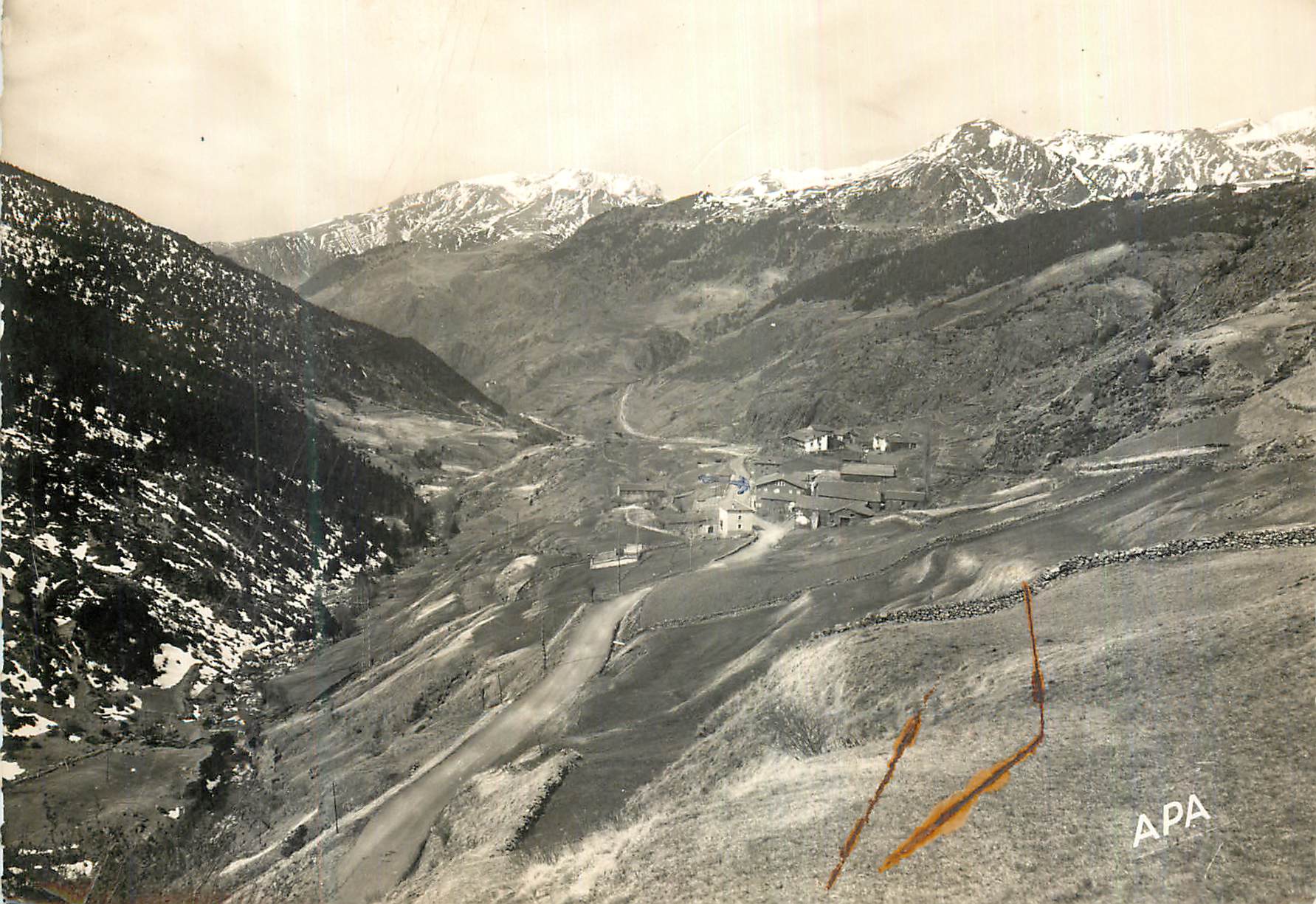 CPM Valls d'Andorra Soldeu Vista Panoramic