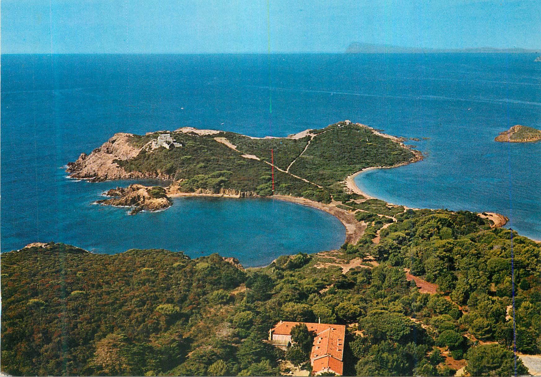 Île de Porquerolles — vue aérienne — éditeur non visible