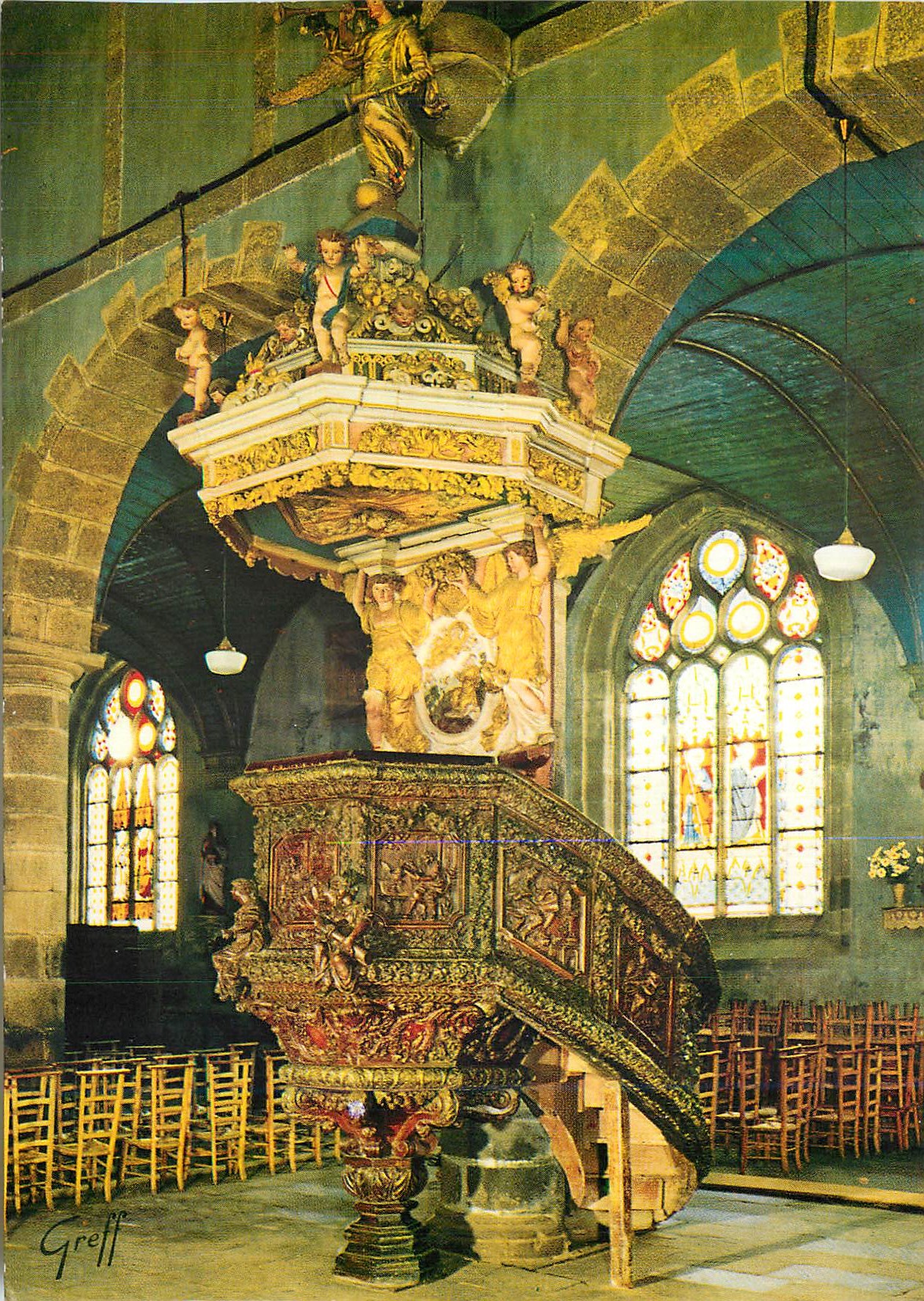CPM Saint Thegonnec (Finistere) en Bretagne La Chaire (1683 1732)