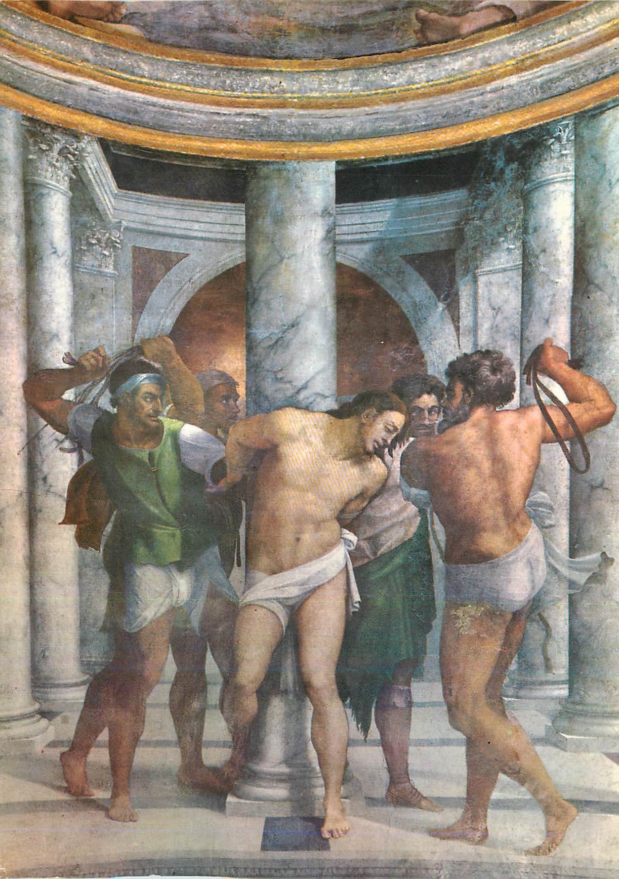 CPM Roma La Flagellation de Notre Seigneur Jesus Christ de Sebastiano del Piombo (1519 1525)