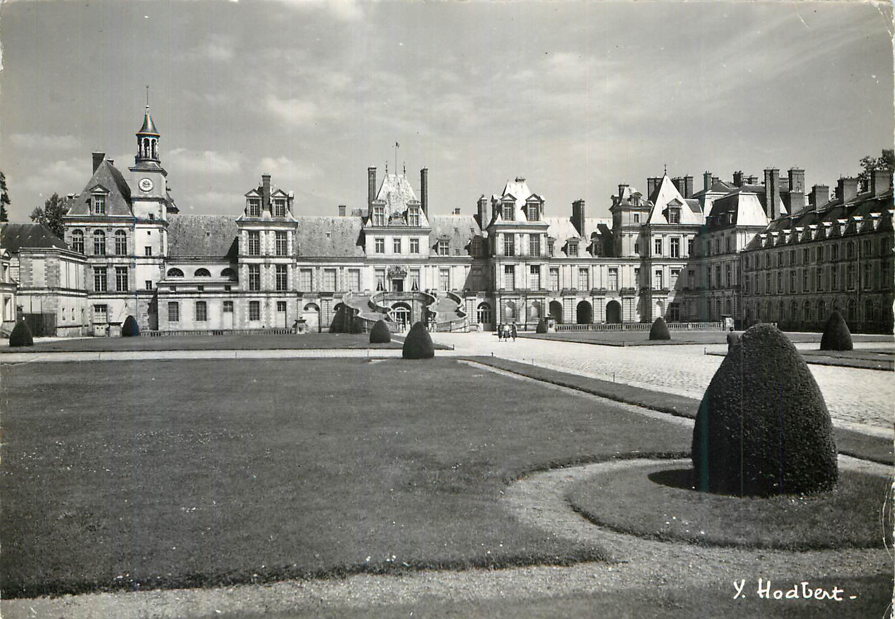 Château de Fontainebleau — Ansicht des Parks — Y. Hodbert