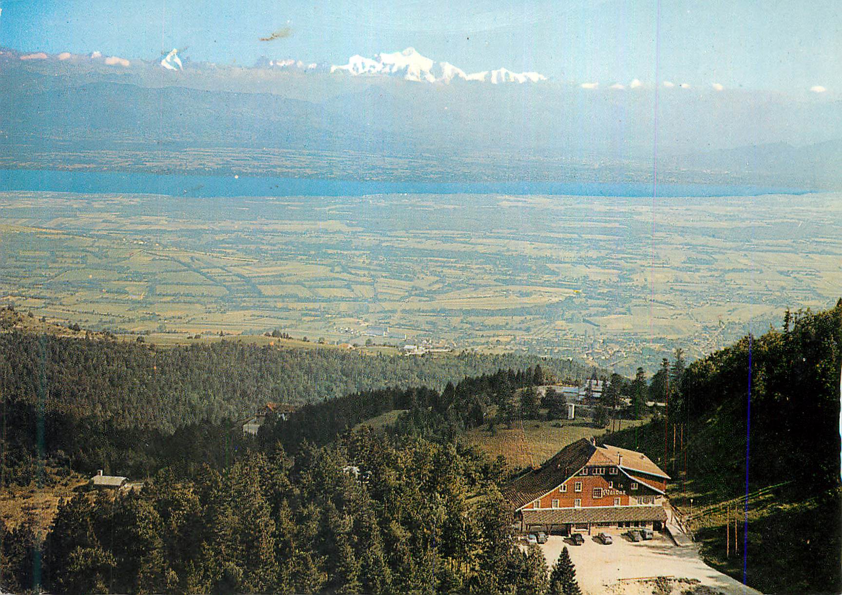 CPM Col de la Faucille (Ain) alt 1300 m Hotel de la Mainaz