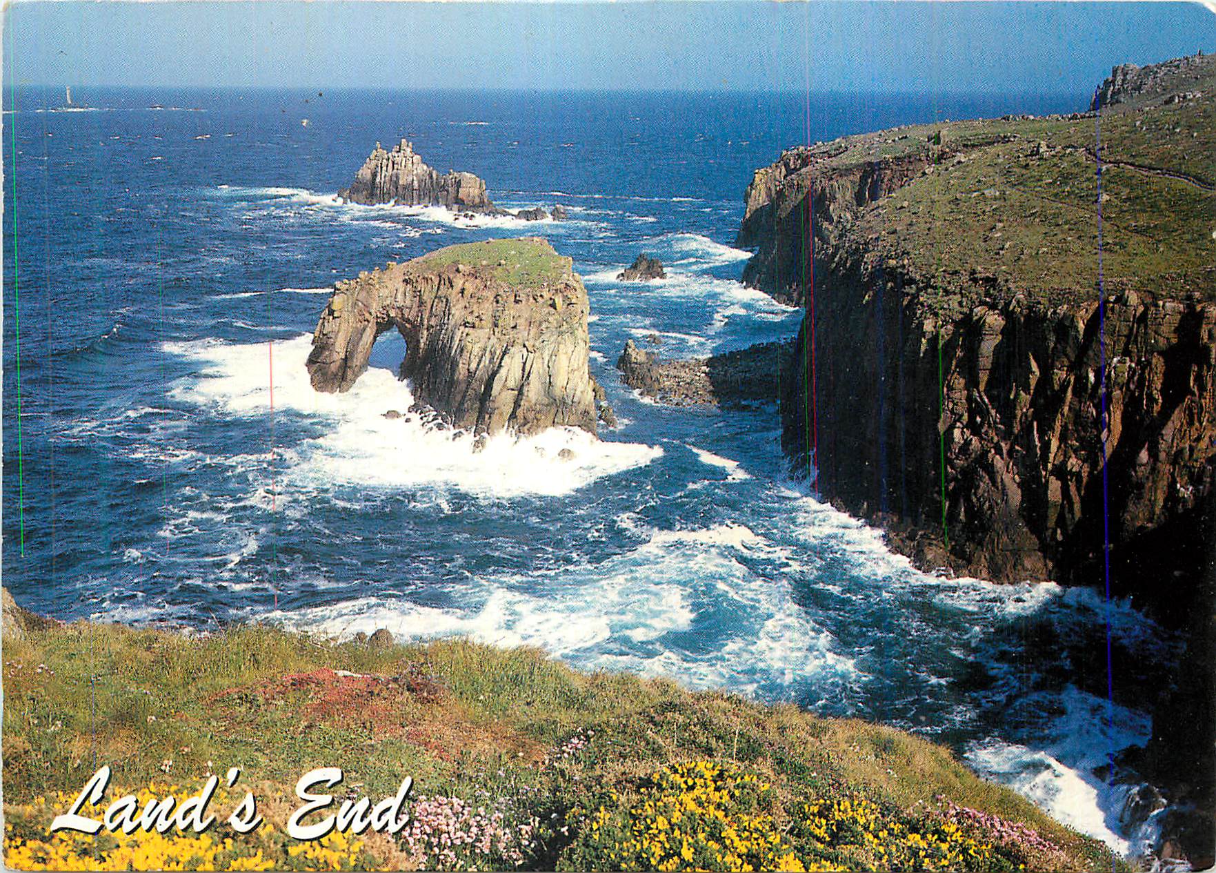 CPM Land's End The Atlantic Ocean and the English Channel