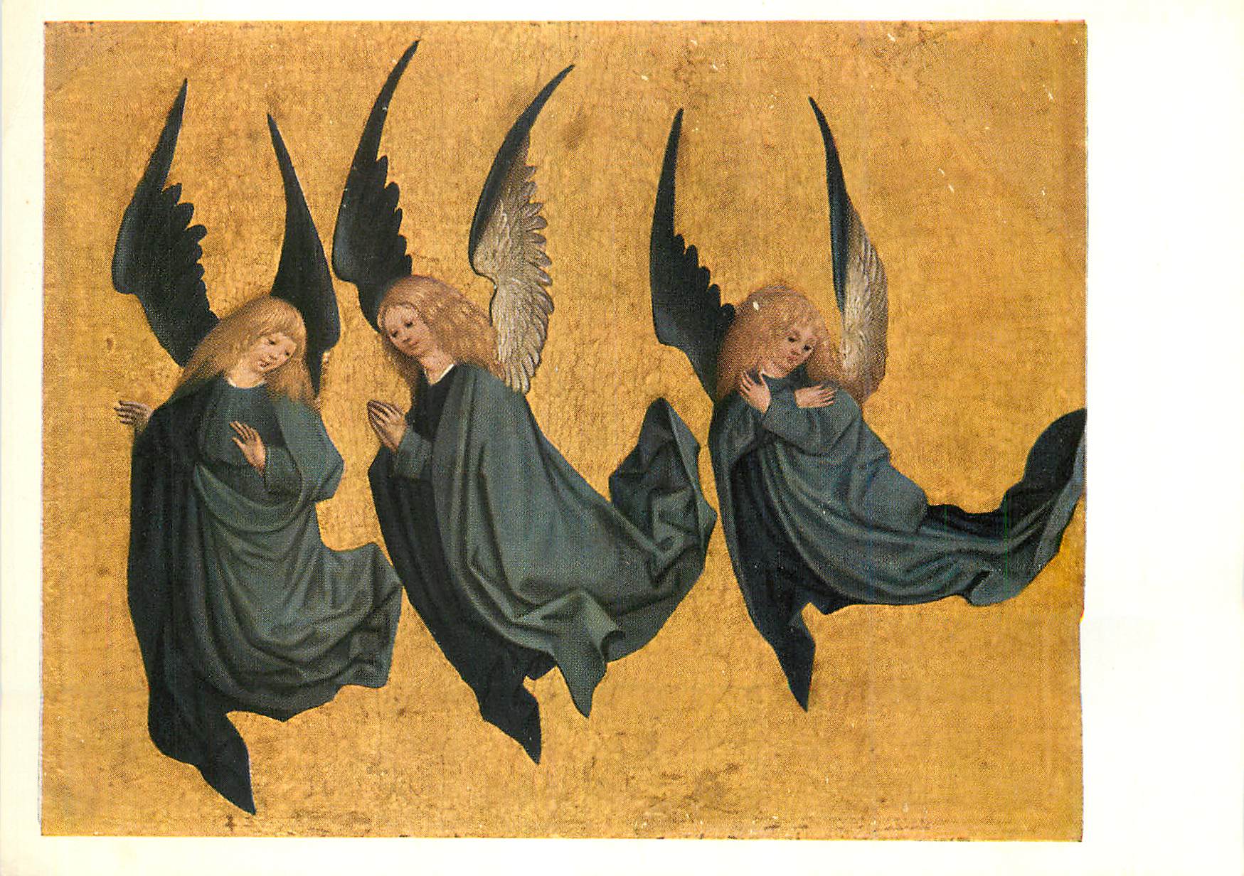 CPM Meister des Hausbuches Kunstmuseum Basel (Halfte des Jahrhunderts) Trois Anges Planants