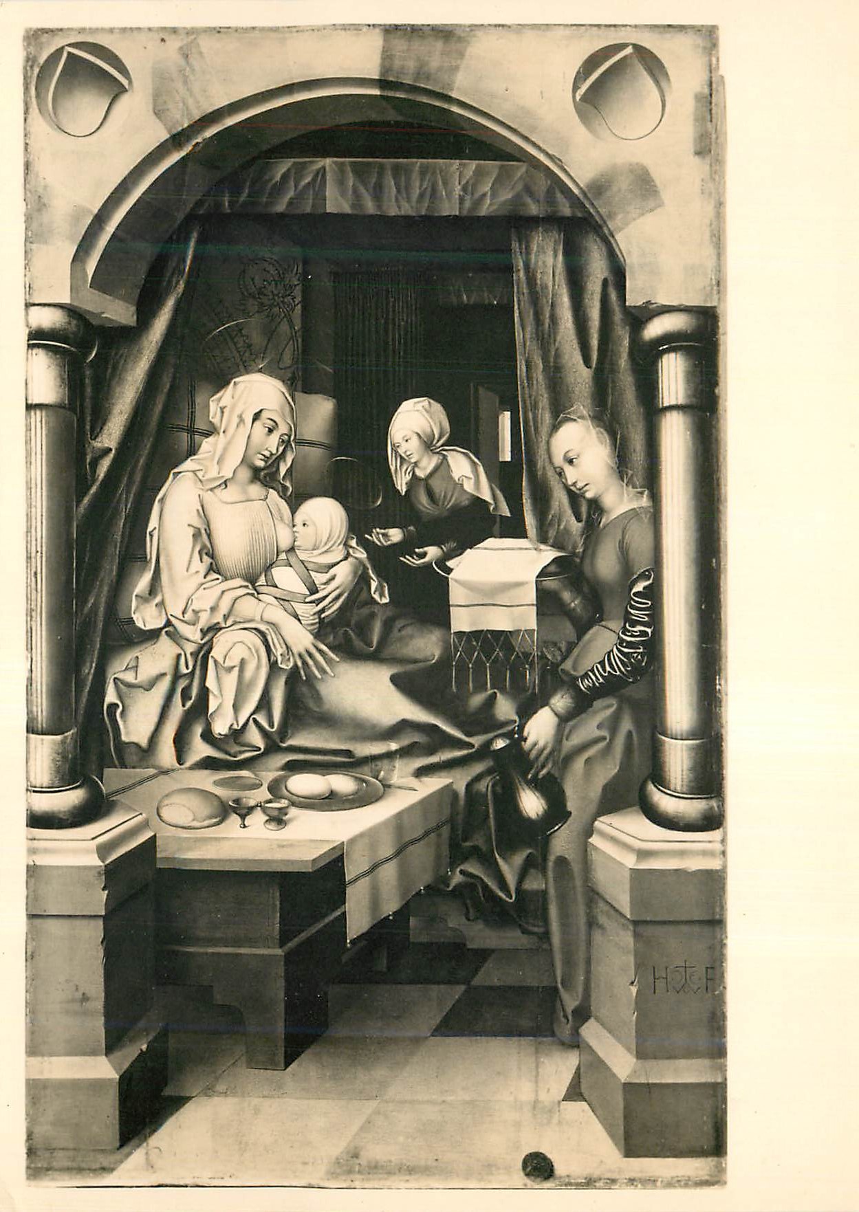 CPM Kunstmuseum Basel Hans Fries Die Geburt Mariae 1512