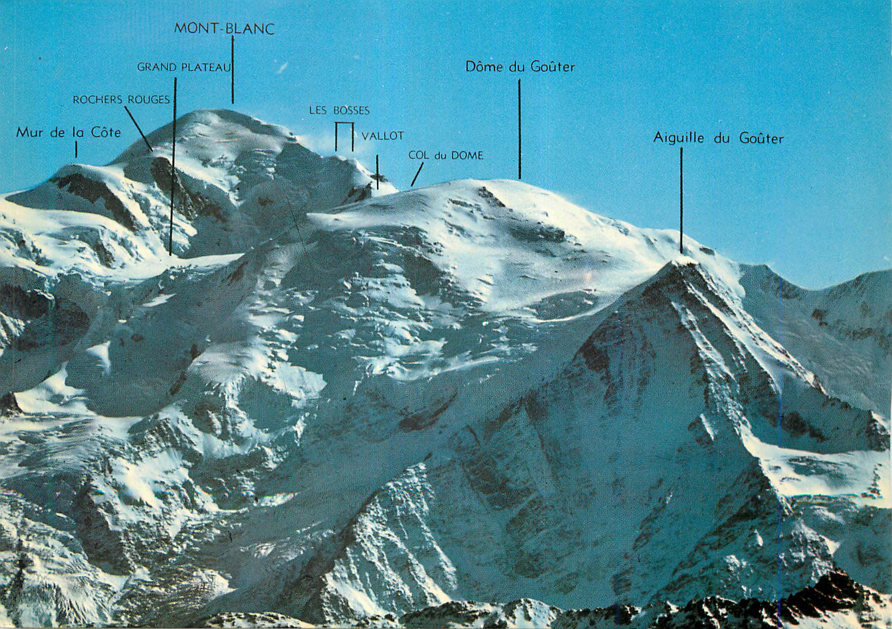 CPM Du Livre d'Images de GRM au Pays du Mont Blanc Mur de la Cote Rochers Rouges Dome du Gouter