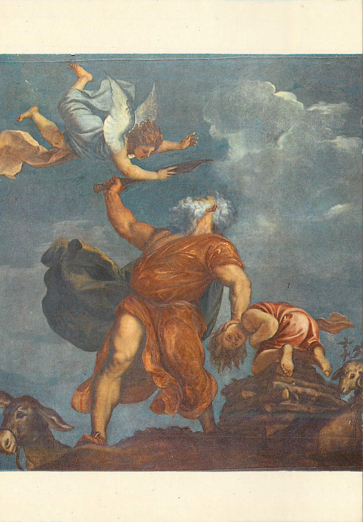 CPM Venezia Chiesa di S Maria della Salute Tiziano (1477 1576) Le Sacrifice d'Isaac