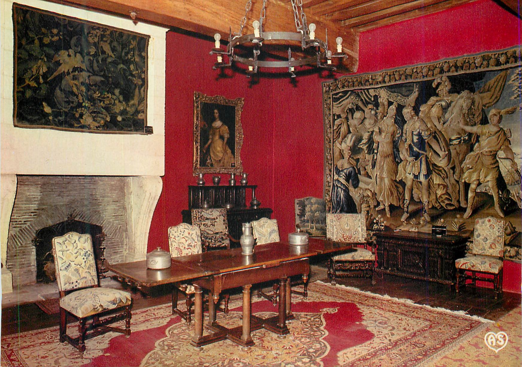 CPM Les Chateaux de Dordogne Chateau de Bourdeilles Interieur du Palais Renaissance (XVIe S) Salle a manger