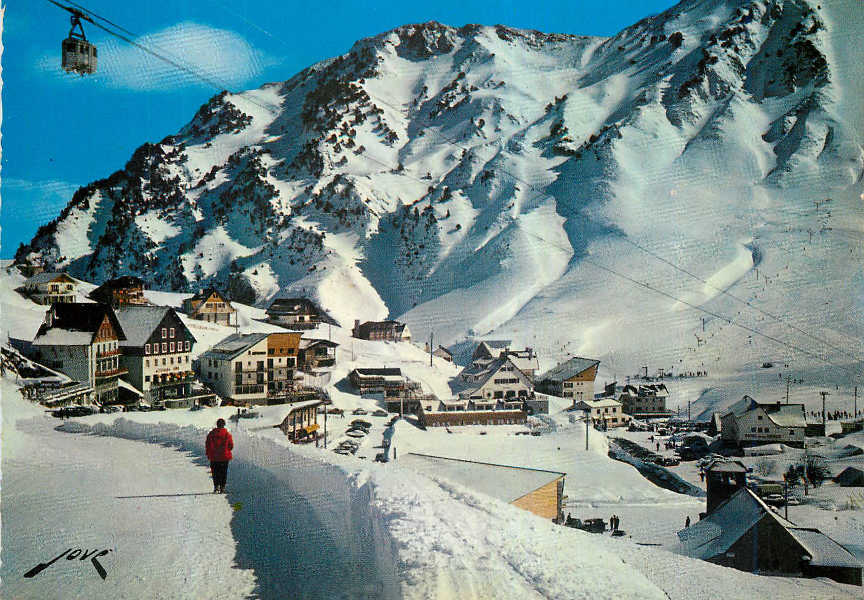 CPM La Mongie (H P) Alt 1800 m Vue Generale
