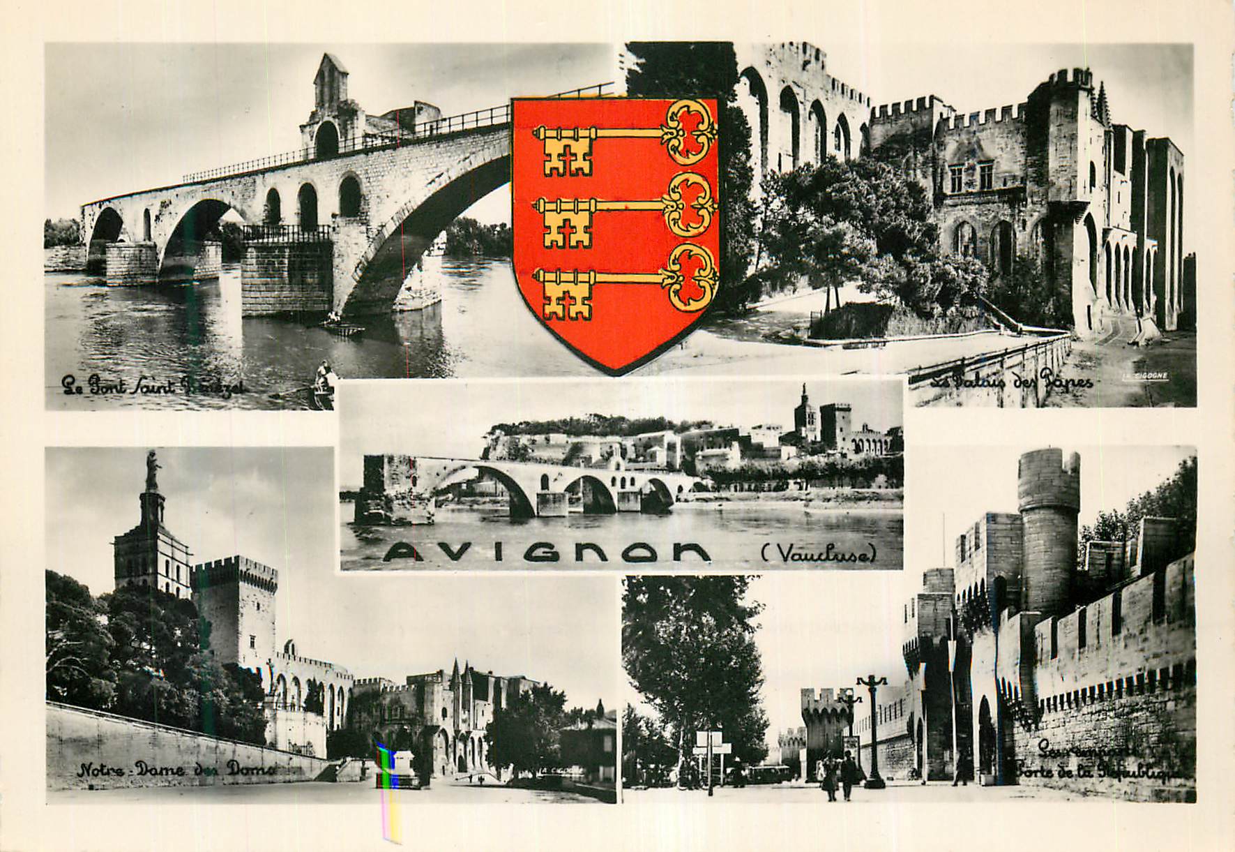 Avignon (Vaucluse) — Pont Saint-Bénézet, Palais des Papes, Notre-Dame des Doms — Verlag Vaucluse