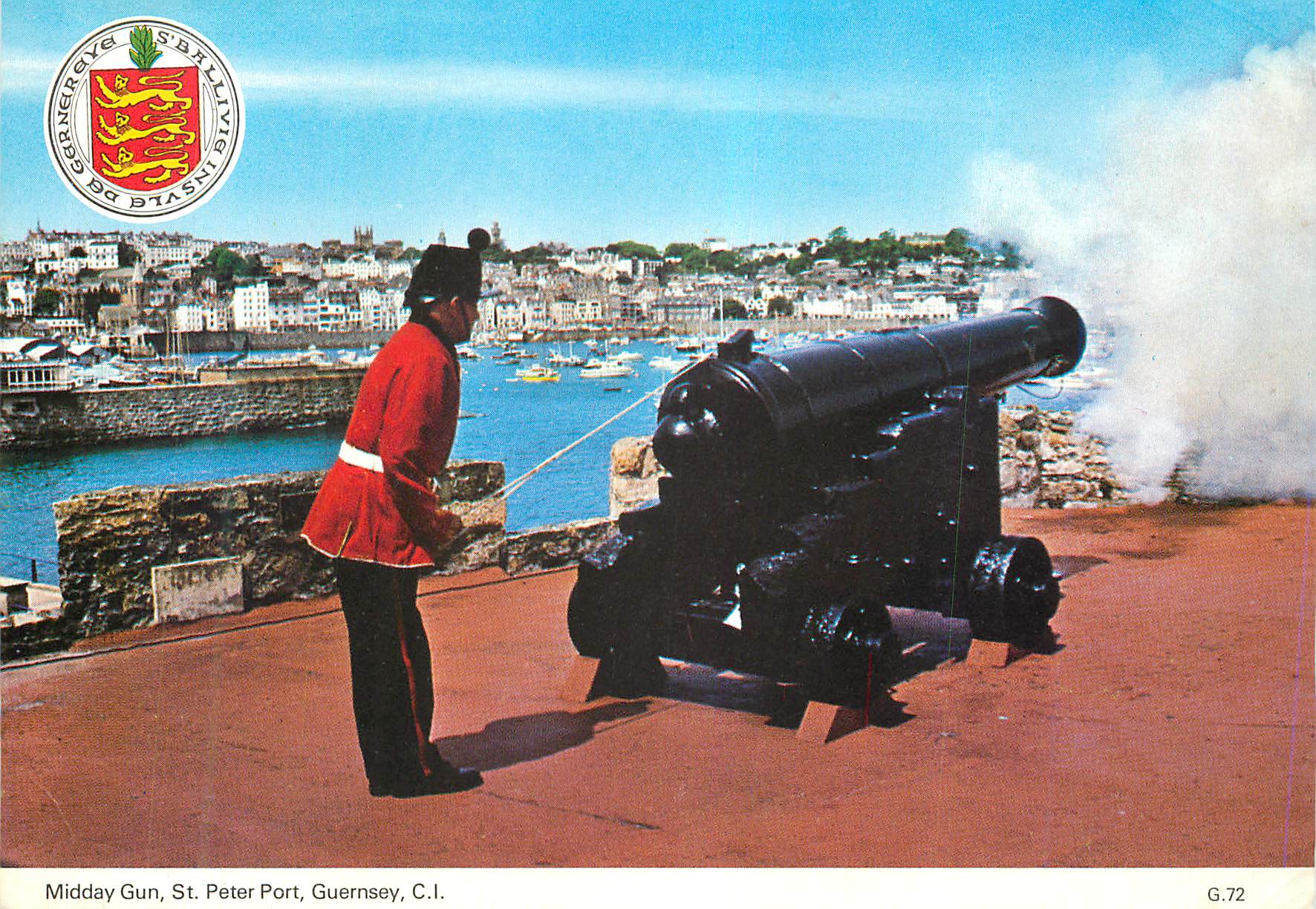 CPM Guernsey CI Midday Gun St Peter Port  Militaria