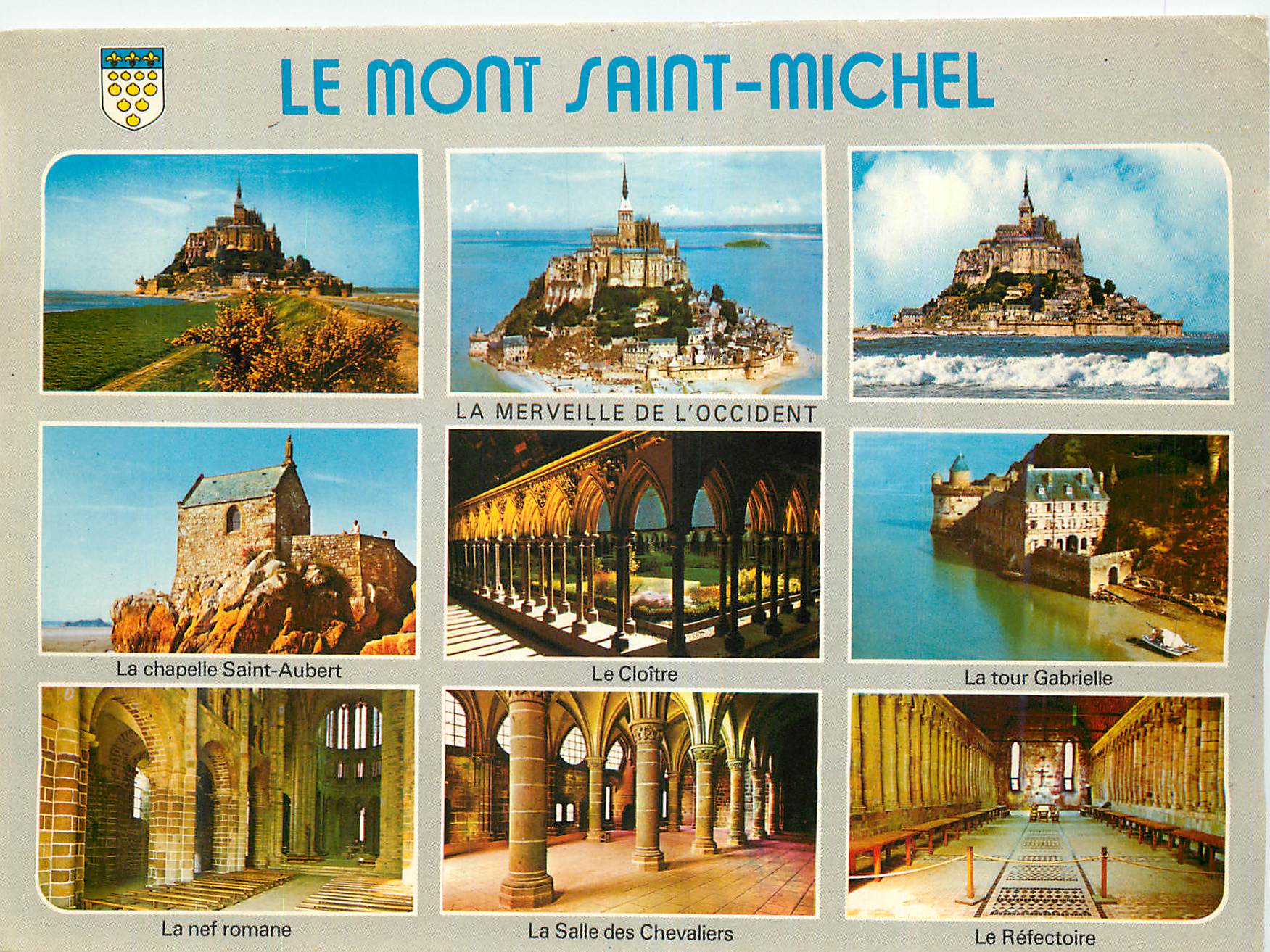 CPM Le Mont Saint Michel Merveille de l'Occident
