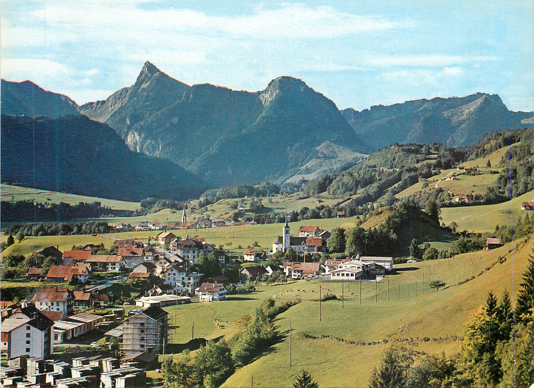CPM Neirivue et Albeuve (Hts Gruyers) Dt de Corjon et Rochers Naye