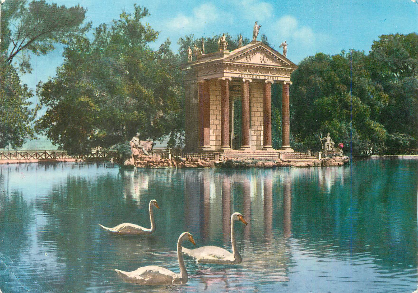 CPM Roma Villa Borghese Le Petit Lac