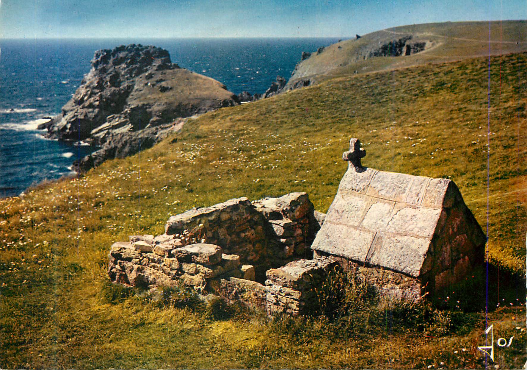 CPM Pointe du Van (Finistere) La Bretagne en Couleurs La Fontaine Saint They