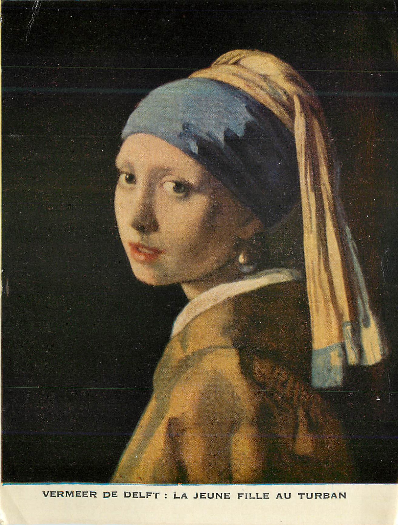 Image Vermeer de Delft La Jeune Fille au Turban