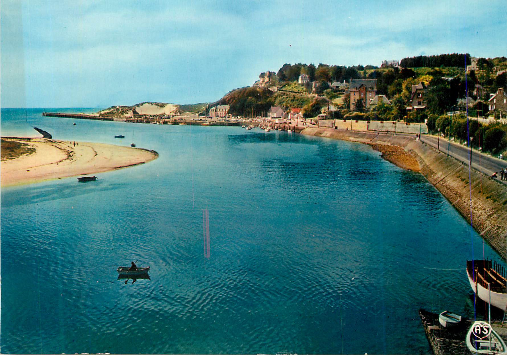 CPM Carteret (Manche) Le Port et la Corniche de Carteret
