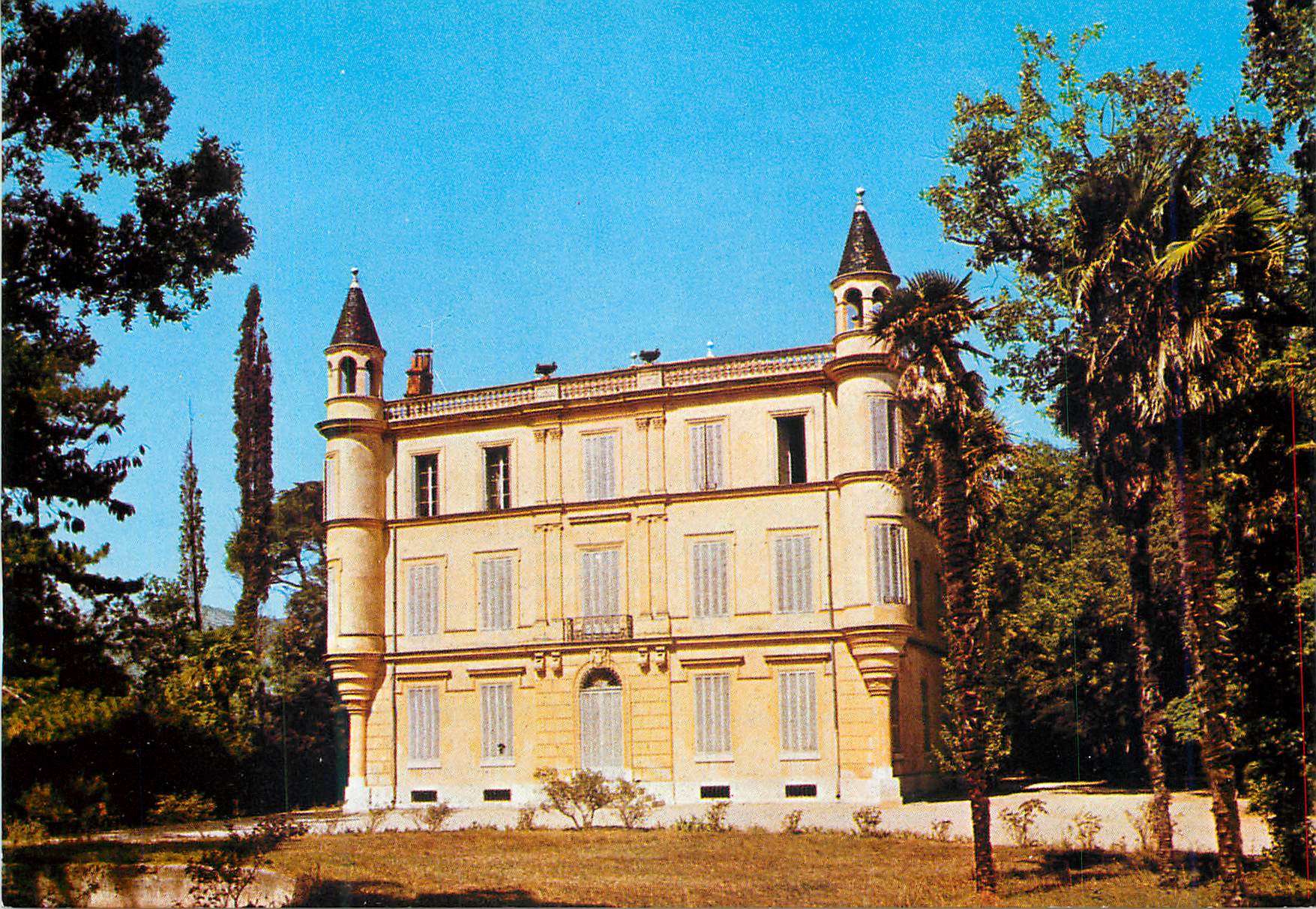 CPM Le Var Touristique St Zacharie Le Chateau de Marquis de Saporta