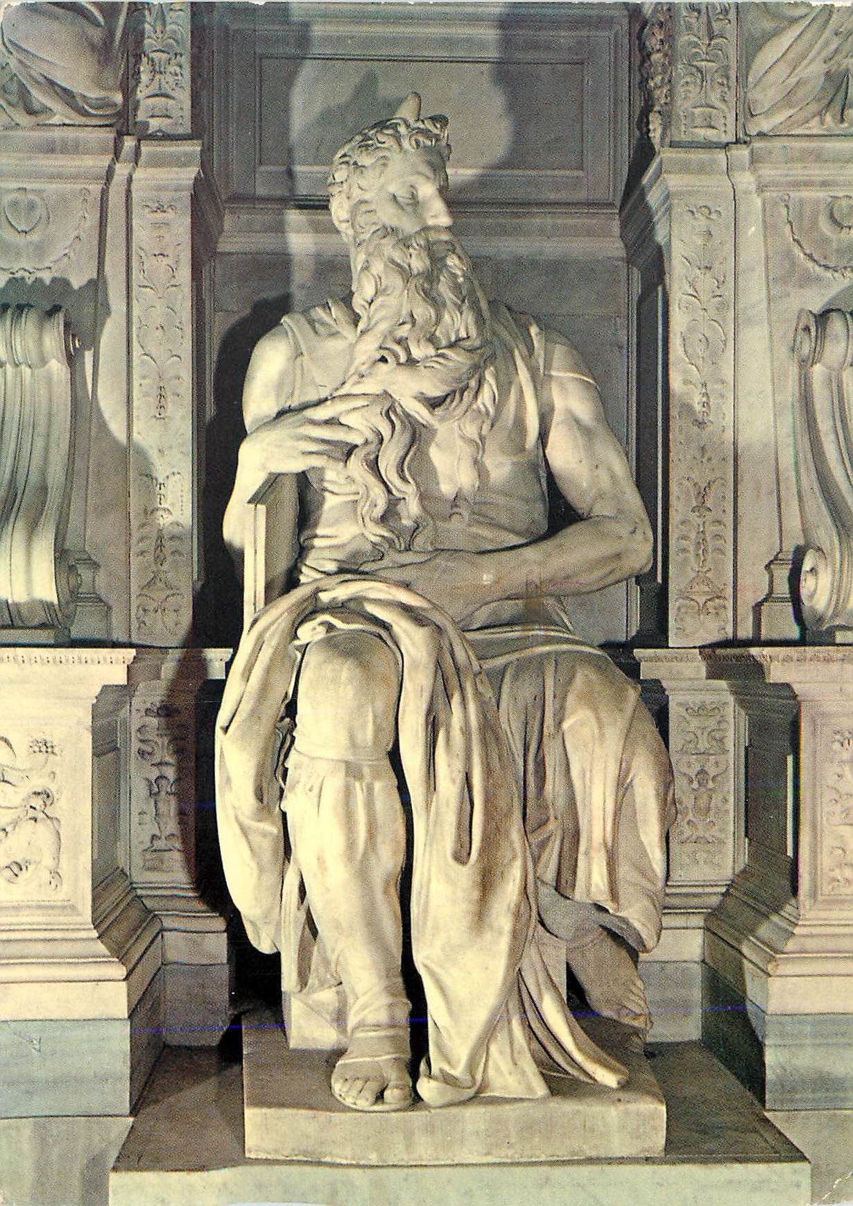 CPM Roma Basilique de Saint Pietro in Vincoli Moise par Michelangelo
