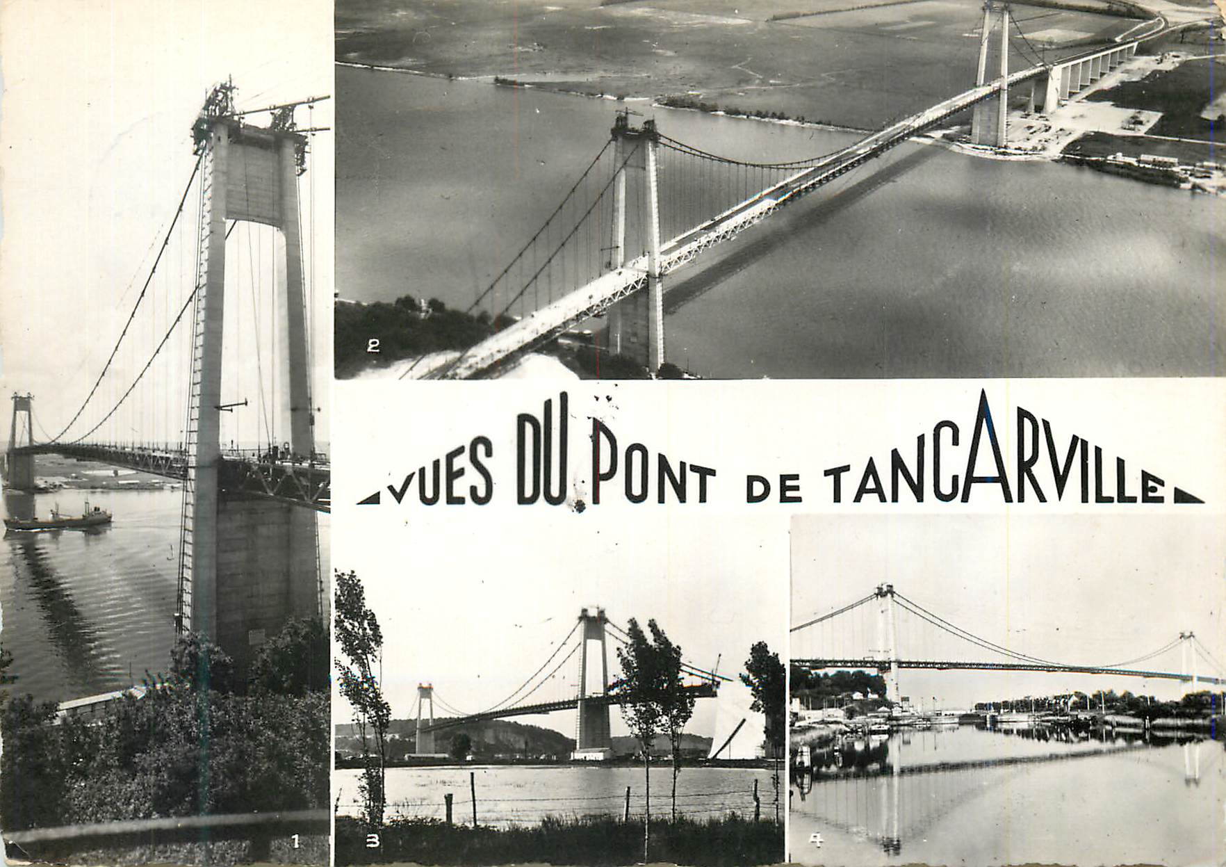 CPM Le Pont de Tancarville (Seine Maritime)