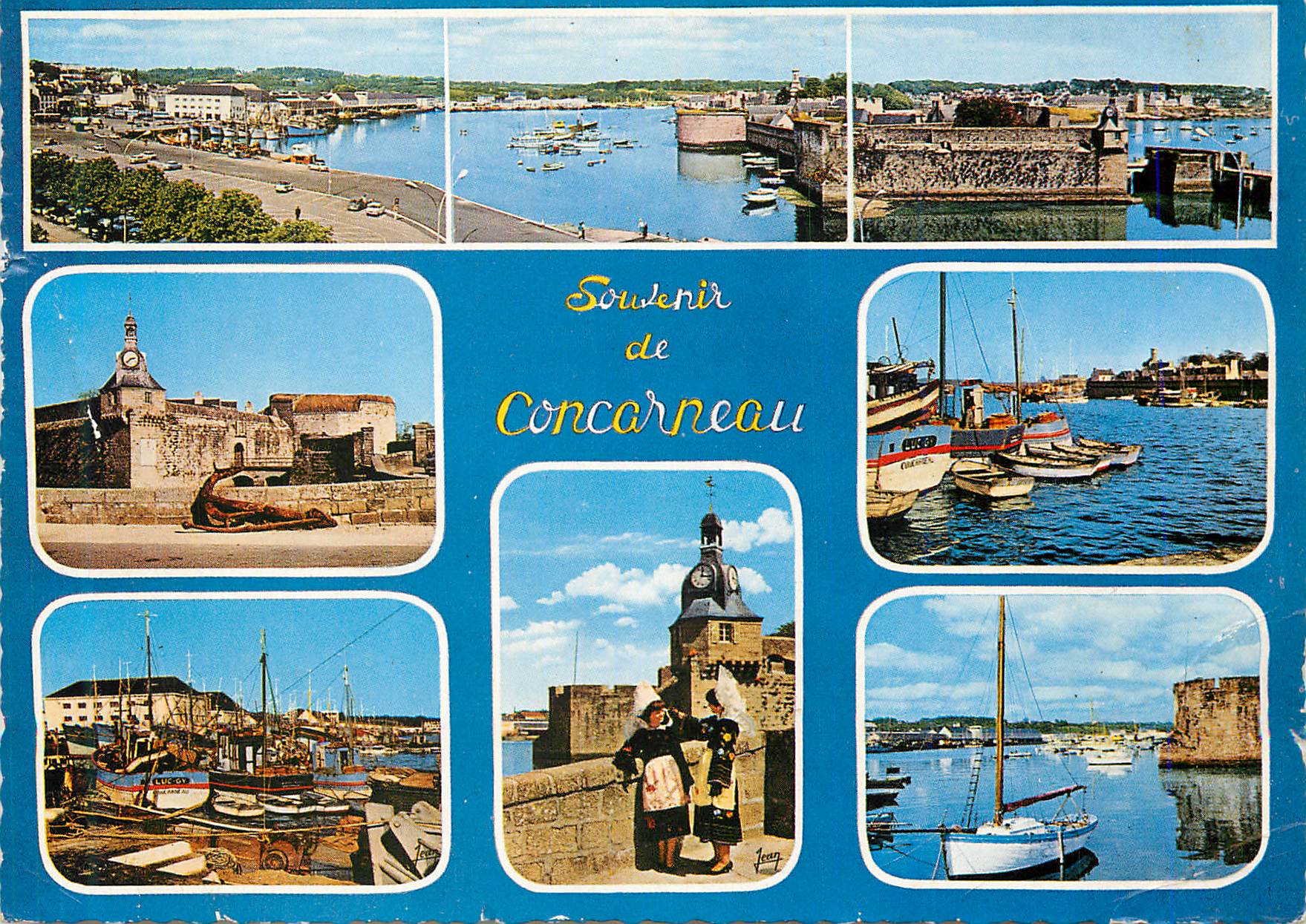 CPM Concarneau (Finistere) La Bretagne La Ville Close et le Port