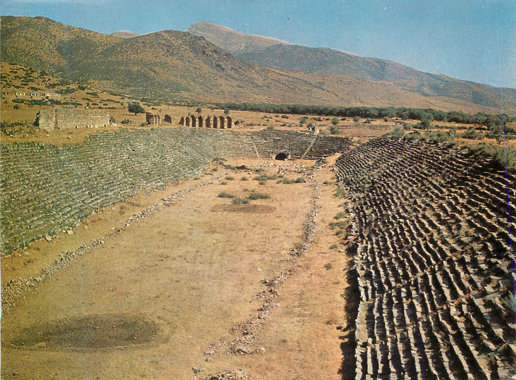 CPM The Stadium as seen from the east of Afrodisias