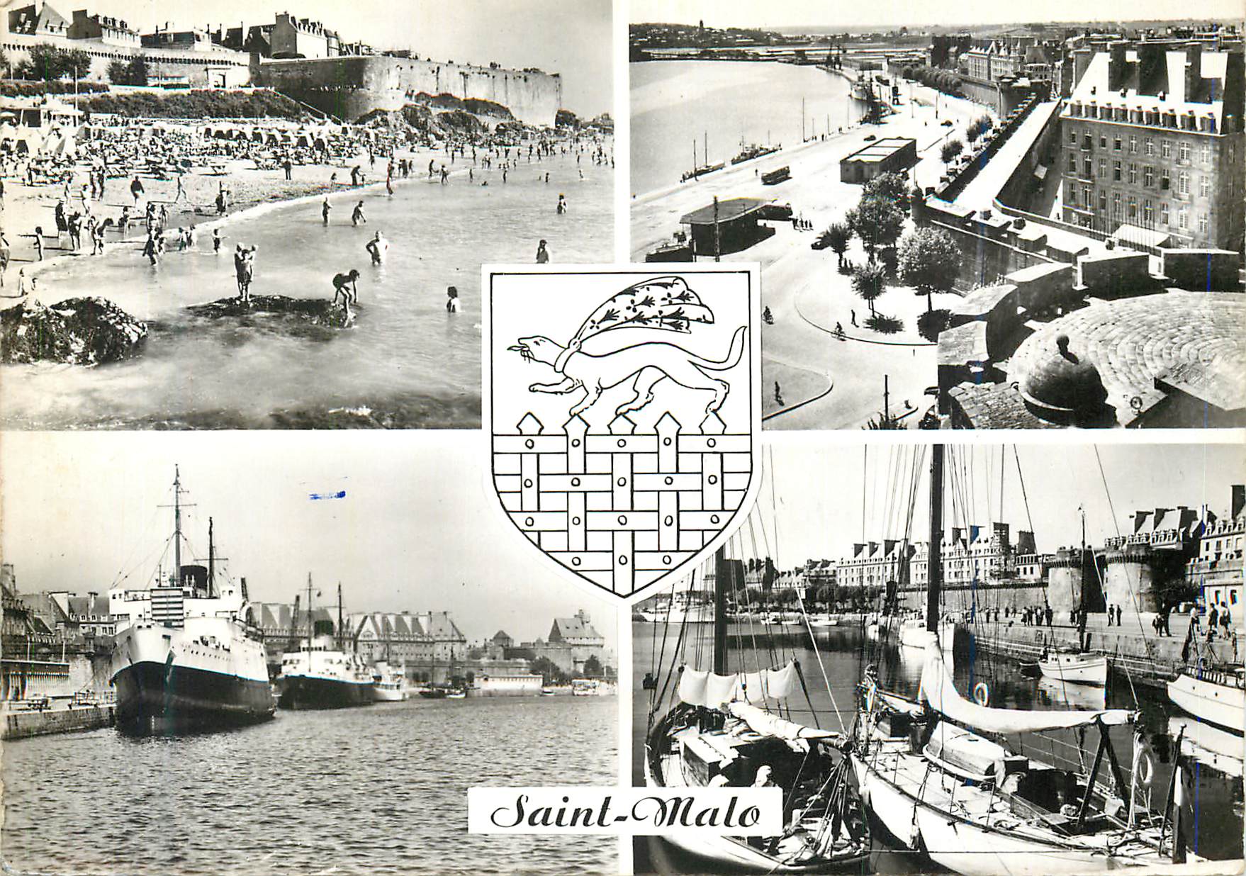 Saint-Malo — vue panoramique — éditeur inconnu, n° de série non visible
