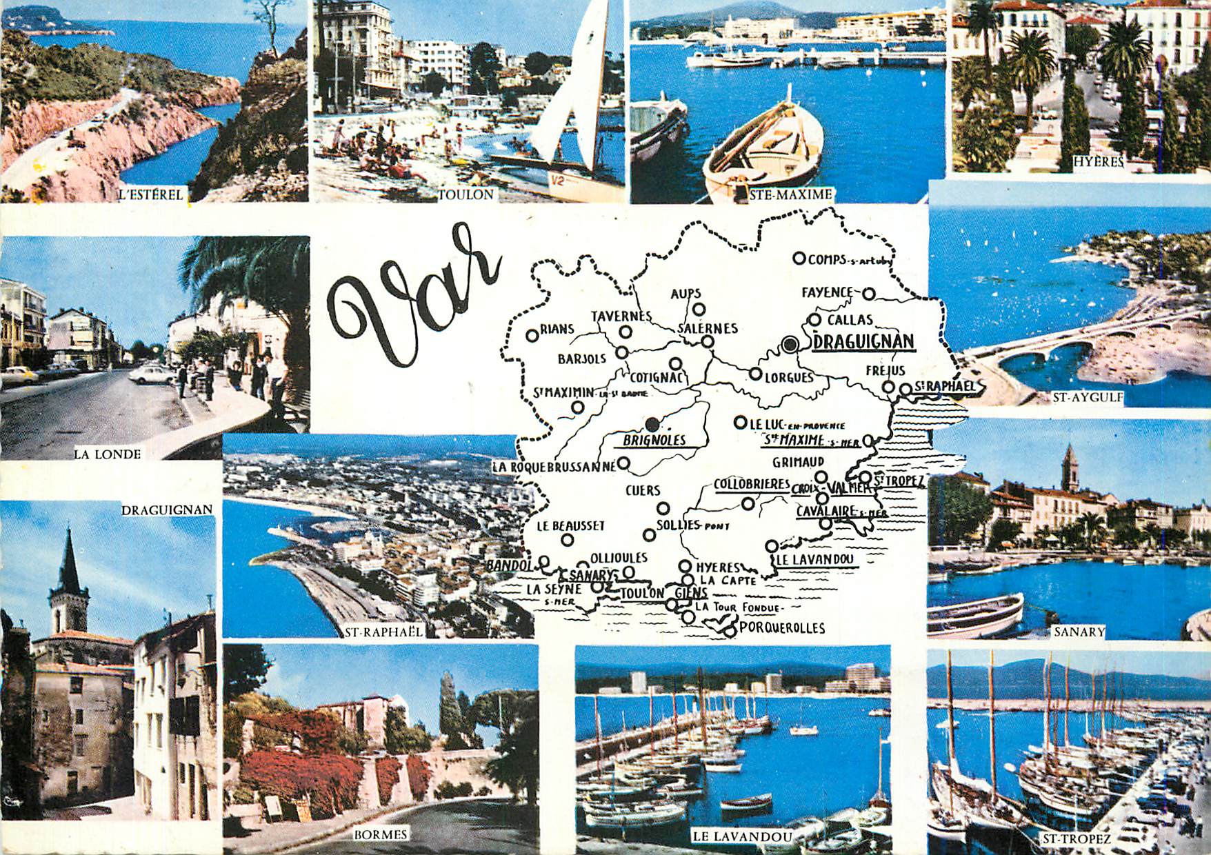 Var — Collage de sites du département