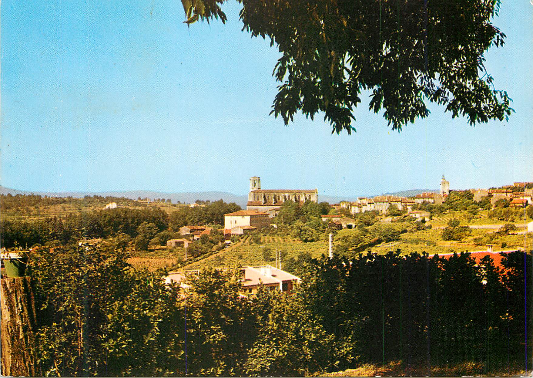 CPM Lorgues (Var) Altitude 239 m Provence Pittoresque Vue Generale et Cite de L'E D F
