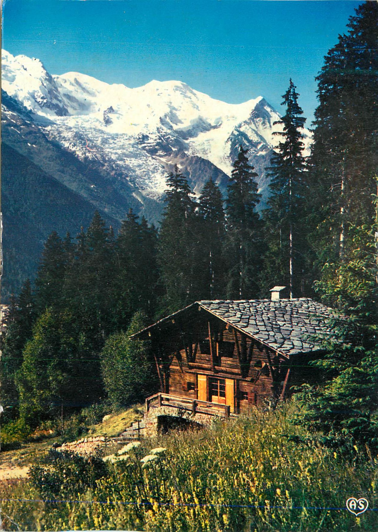 CPM Vieux Chalet du Pays du Mt Blanc
