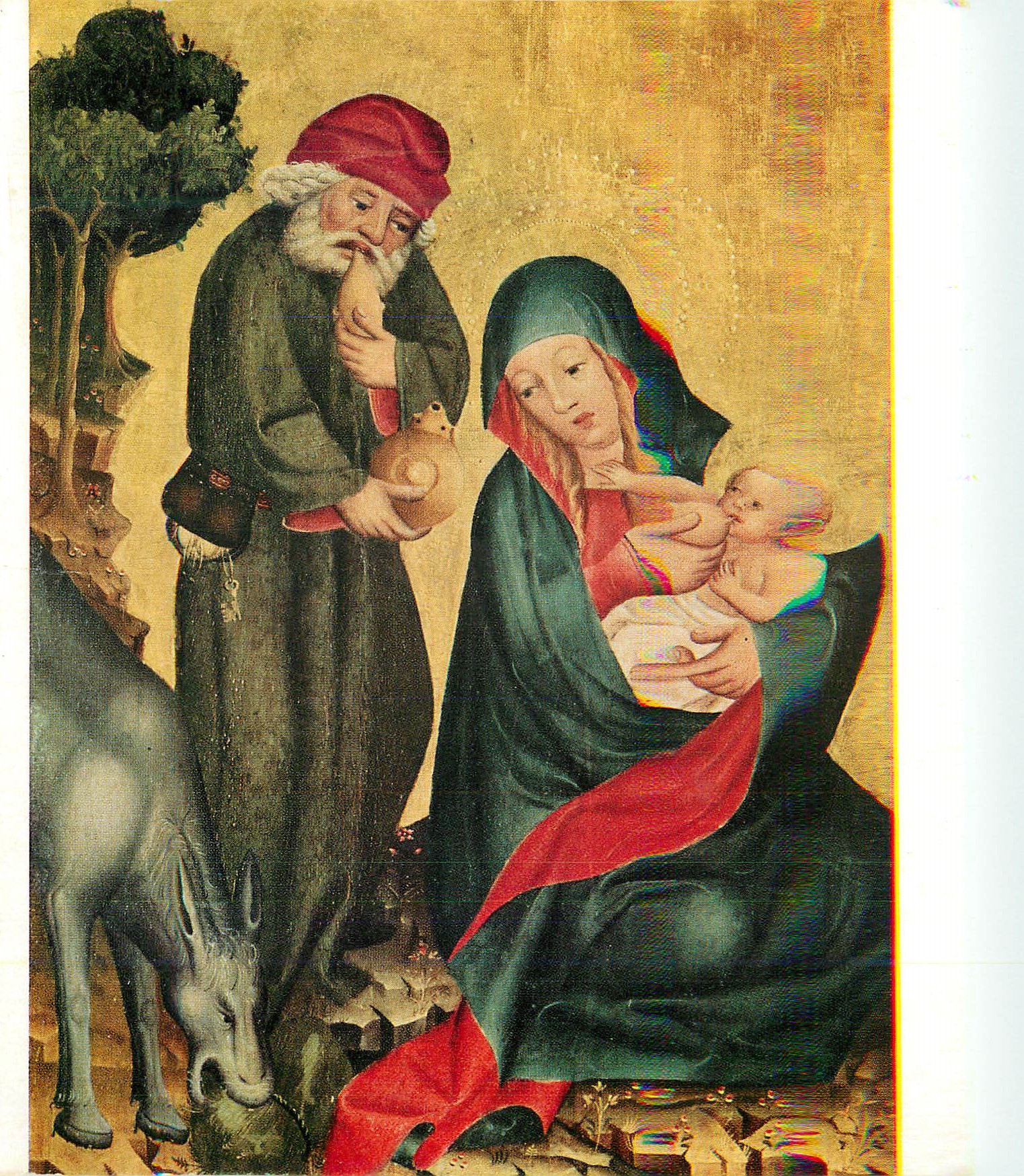 Adoration des Mages — scène de la Nativité — éditeur non identifiable