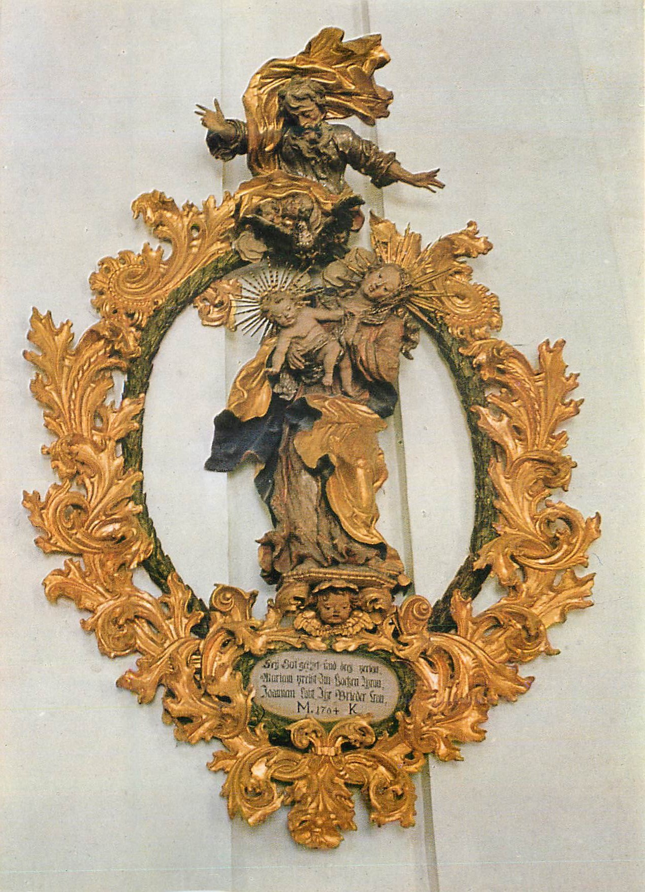 CPM Couvent Stams dans le Tyrol Madonna en Style Baroque