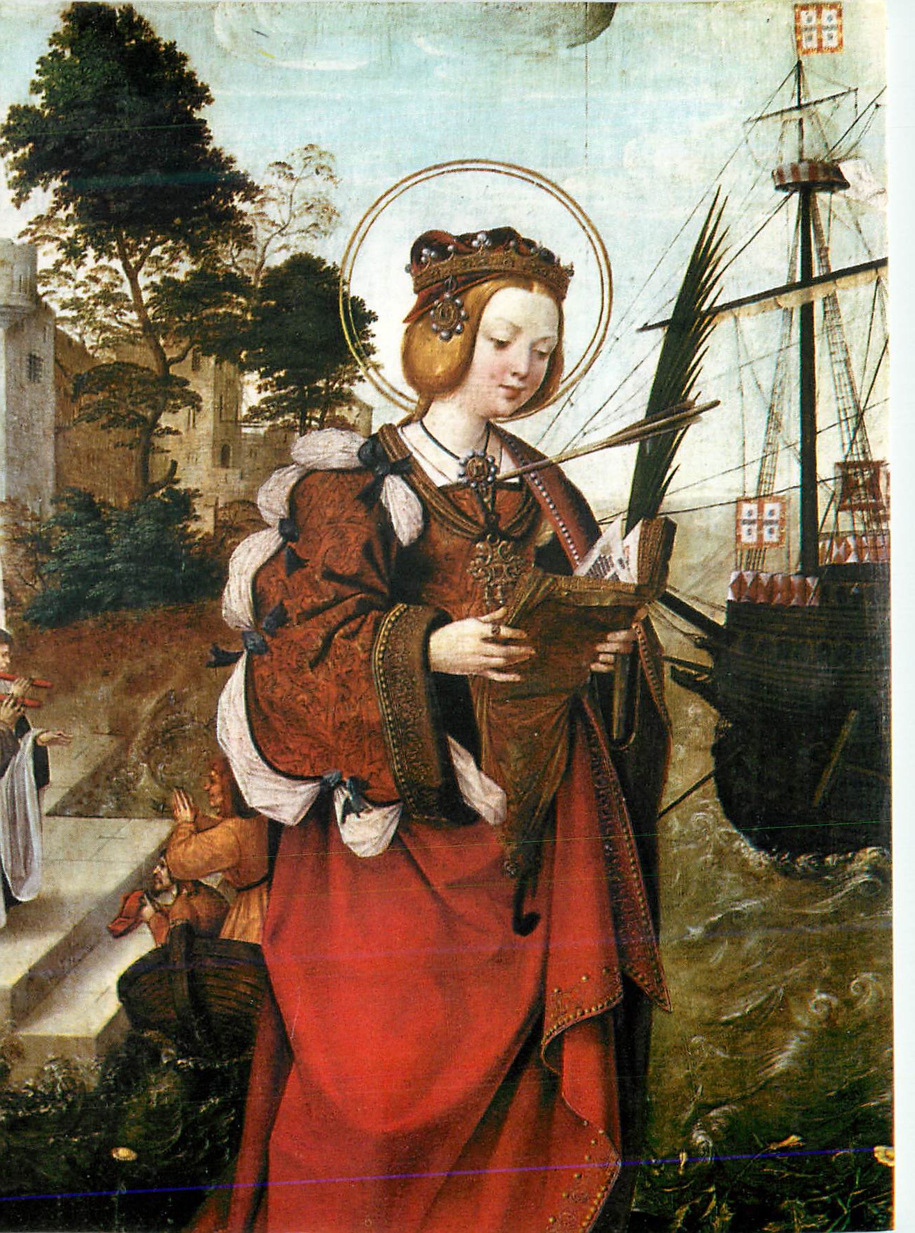 CPM Museu Nacional de Arts Antiga Lisboa Mestre do Retabulo de Santa Auta Sec XVI