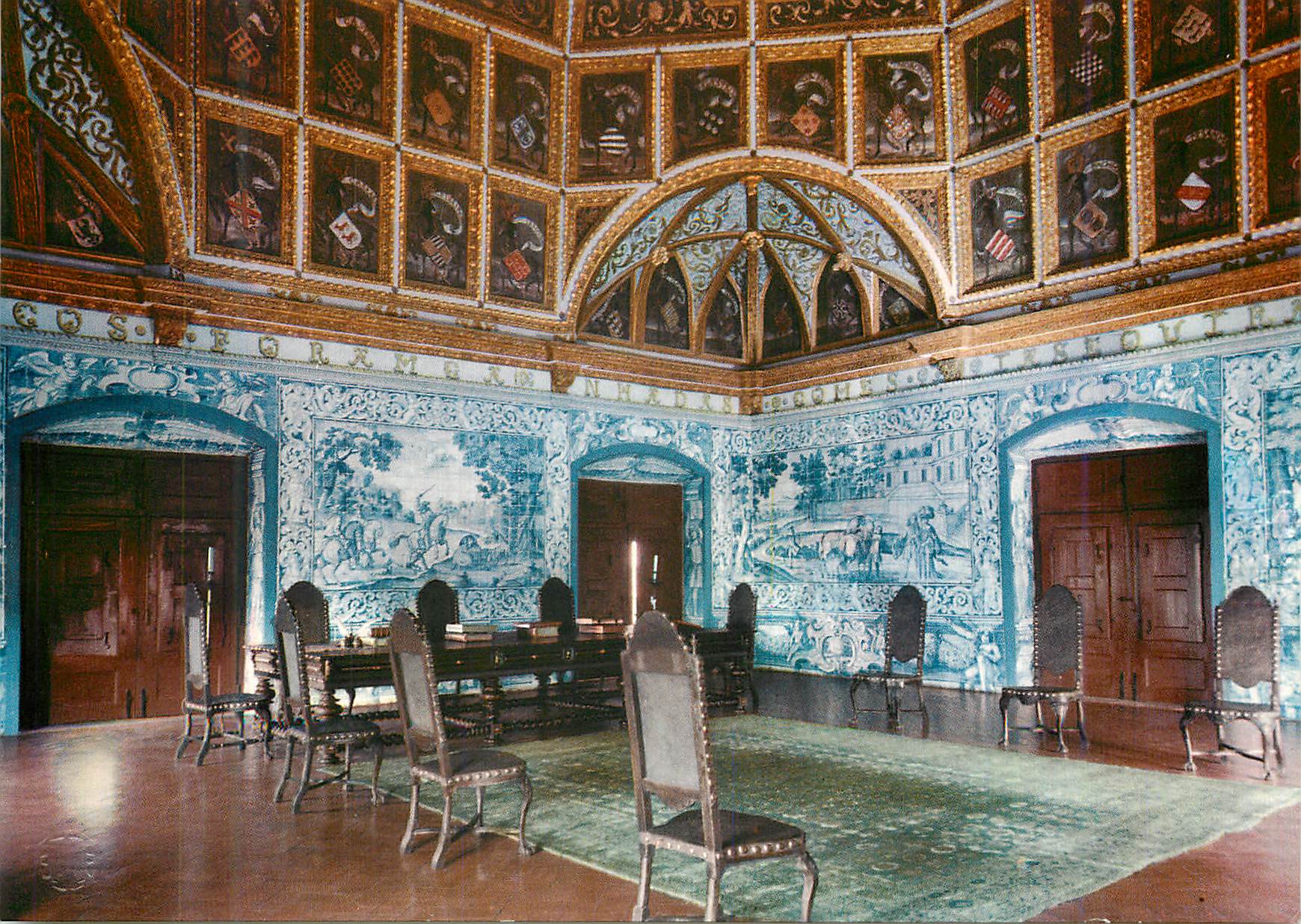 CPM Palacio Nacional de Sintra (Portugal) Salle des Blasons