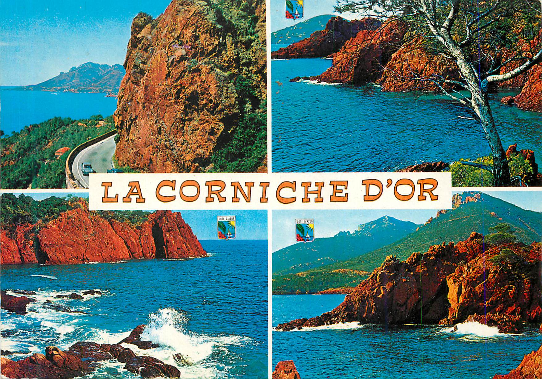 CPM La Corniche d'Or Cote d'Azur French Riviera Criqus et Rochers Rouges de l'Esterel