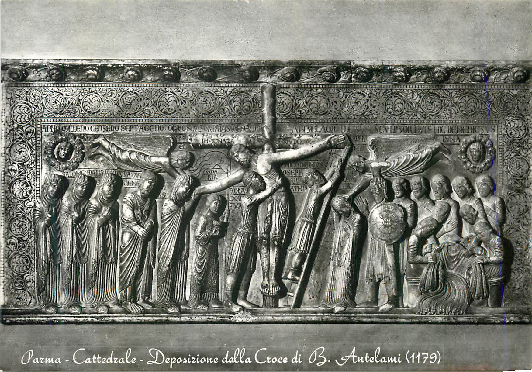 CPM Parme La Cathedrale La Deposition de la Croix de B Antelami (1179)