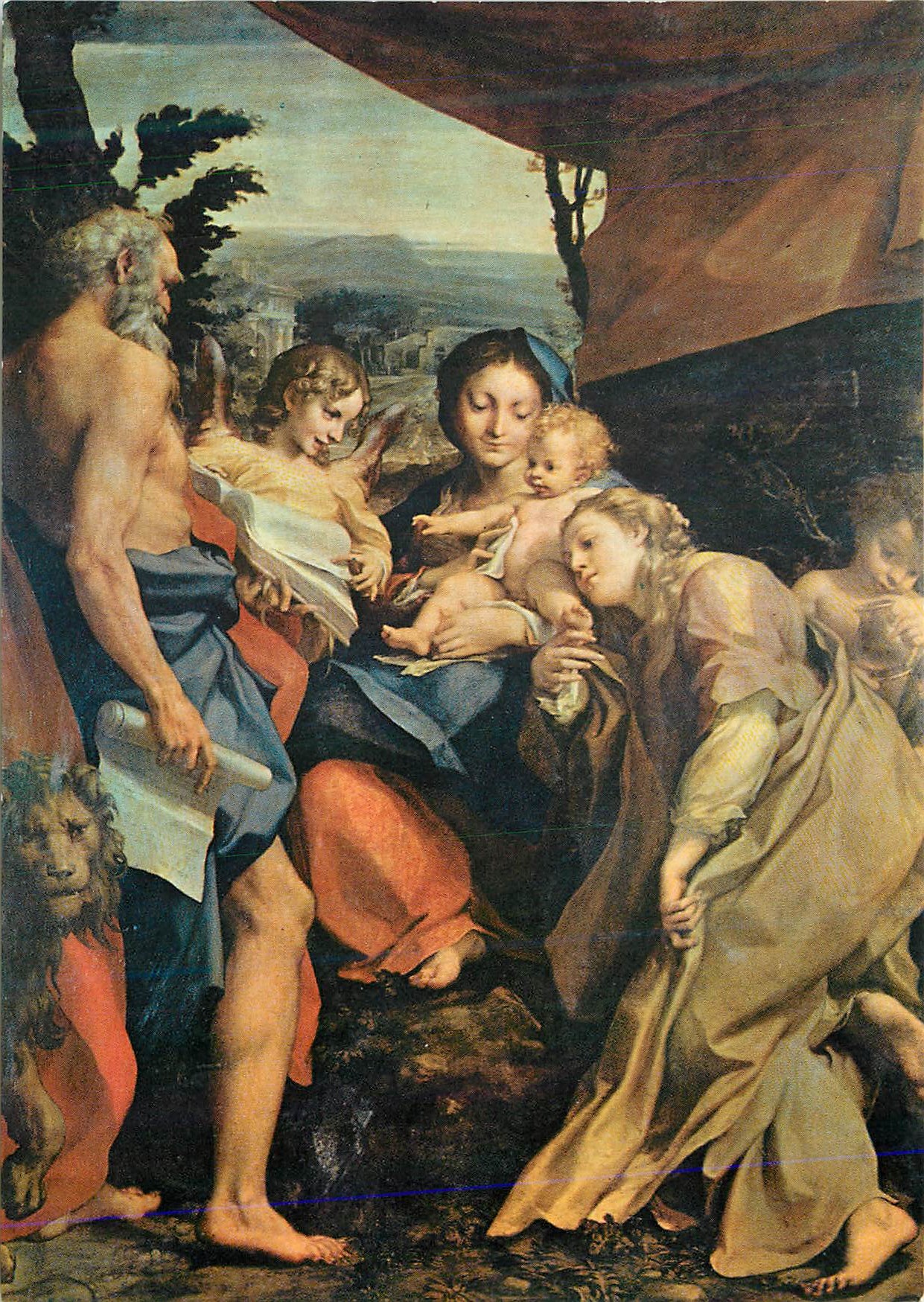 CPM Parma Galleria Nazionale Madonna del S Gerolamo