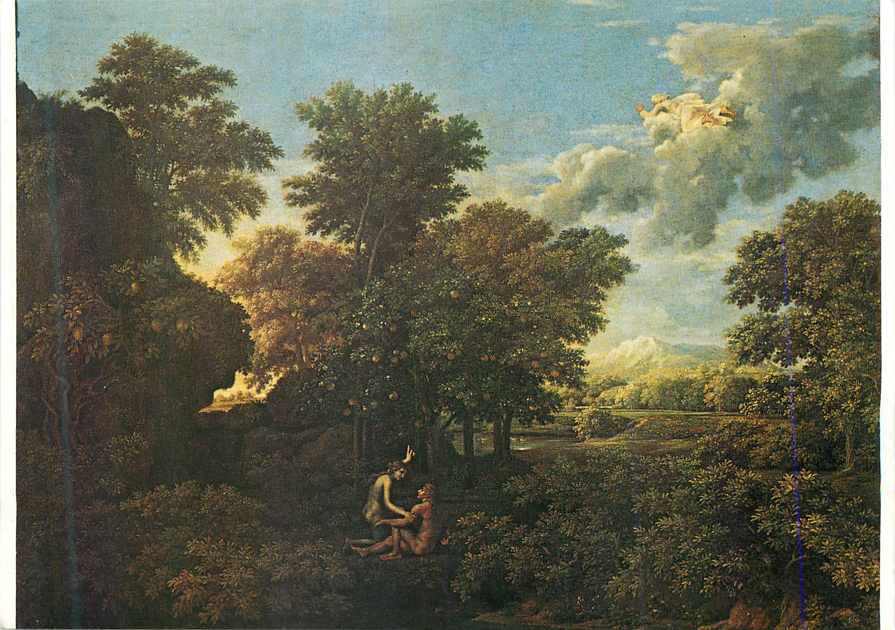 CPM Paris Musee du Louvre Poussin (Nicolas) 1514 1665 Le Printemps ou le Paradis Terrestre