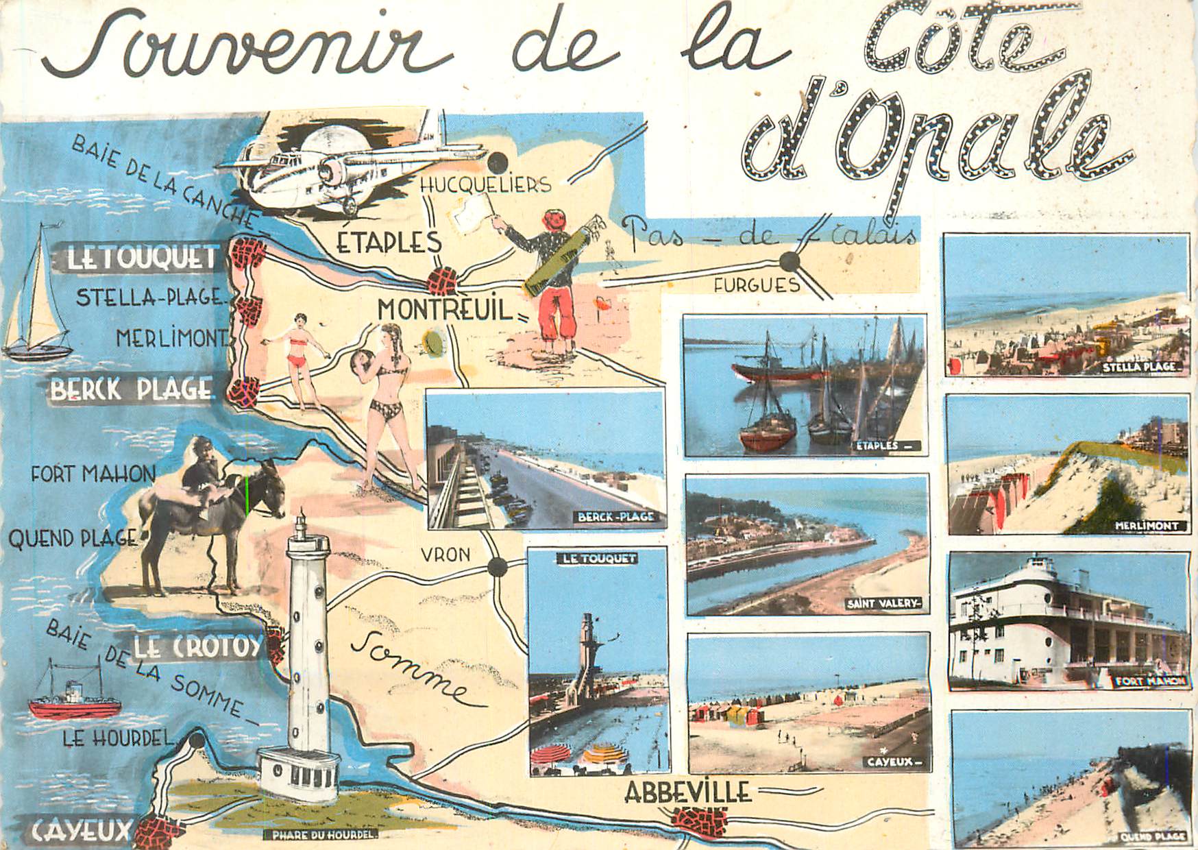 CPM Souvenir de la Cote d'Opale Le Touquet