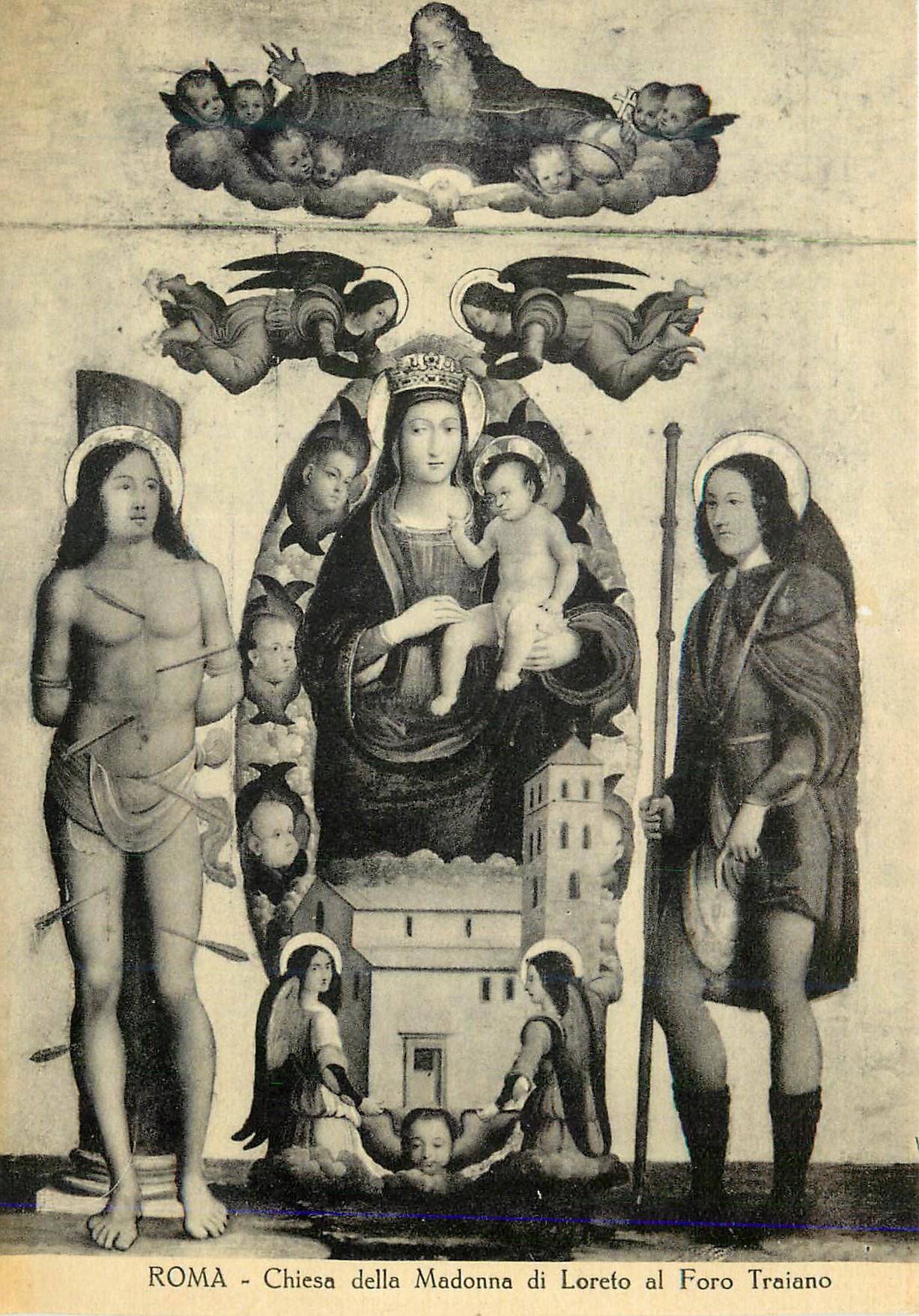 CPM Roma Chiesa della Madonna di Lorefo al Foro Traiano
