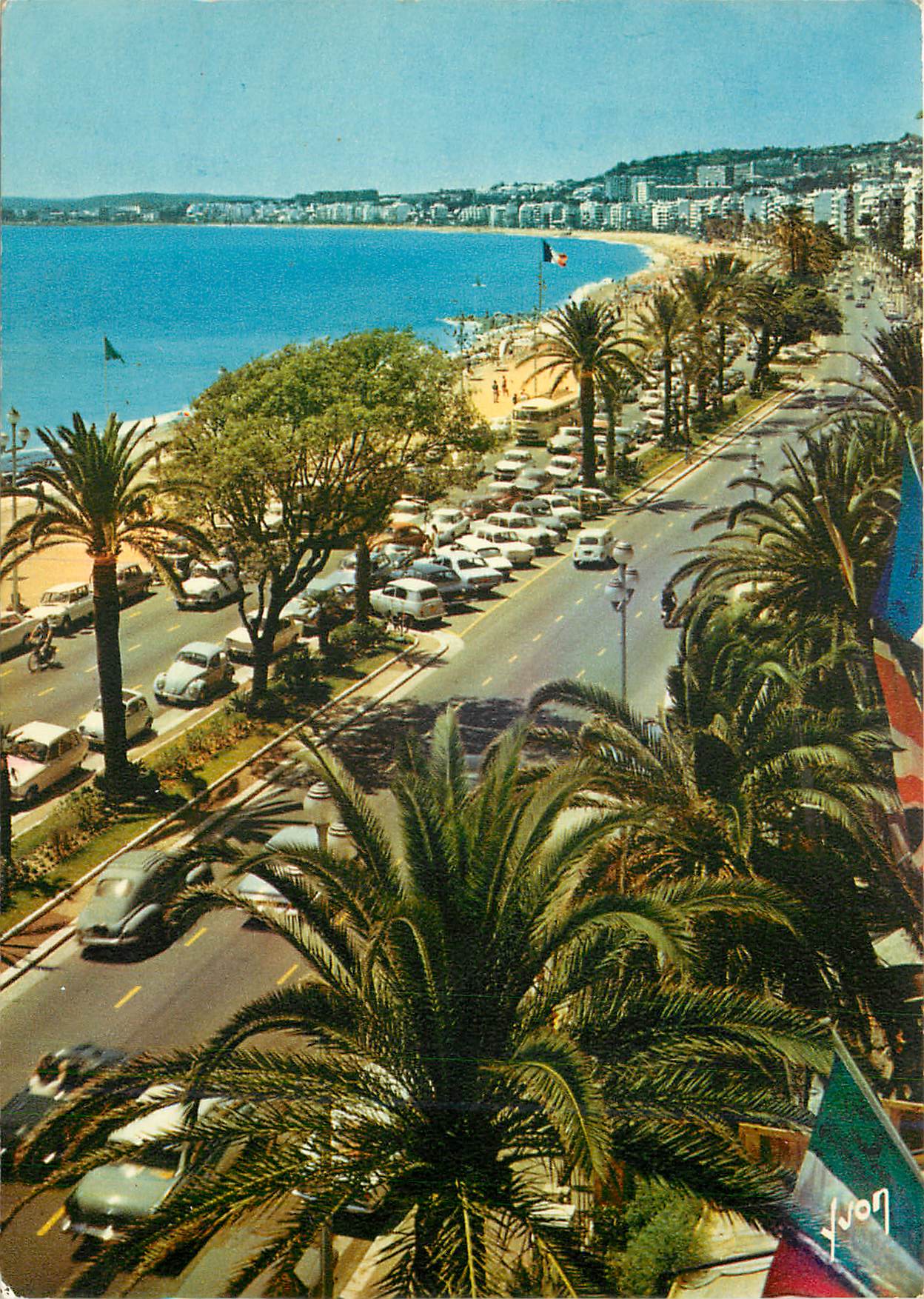 CPM Nice (Alpes Maritimes) La Cote d'Azur Couleurs et Lumiere de France Miracle de la Nature Promenade des Anglais