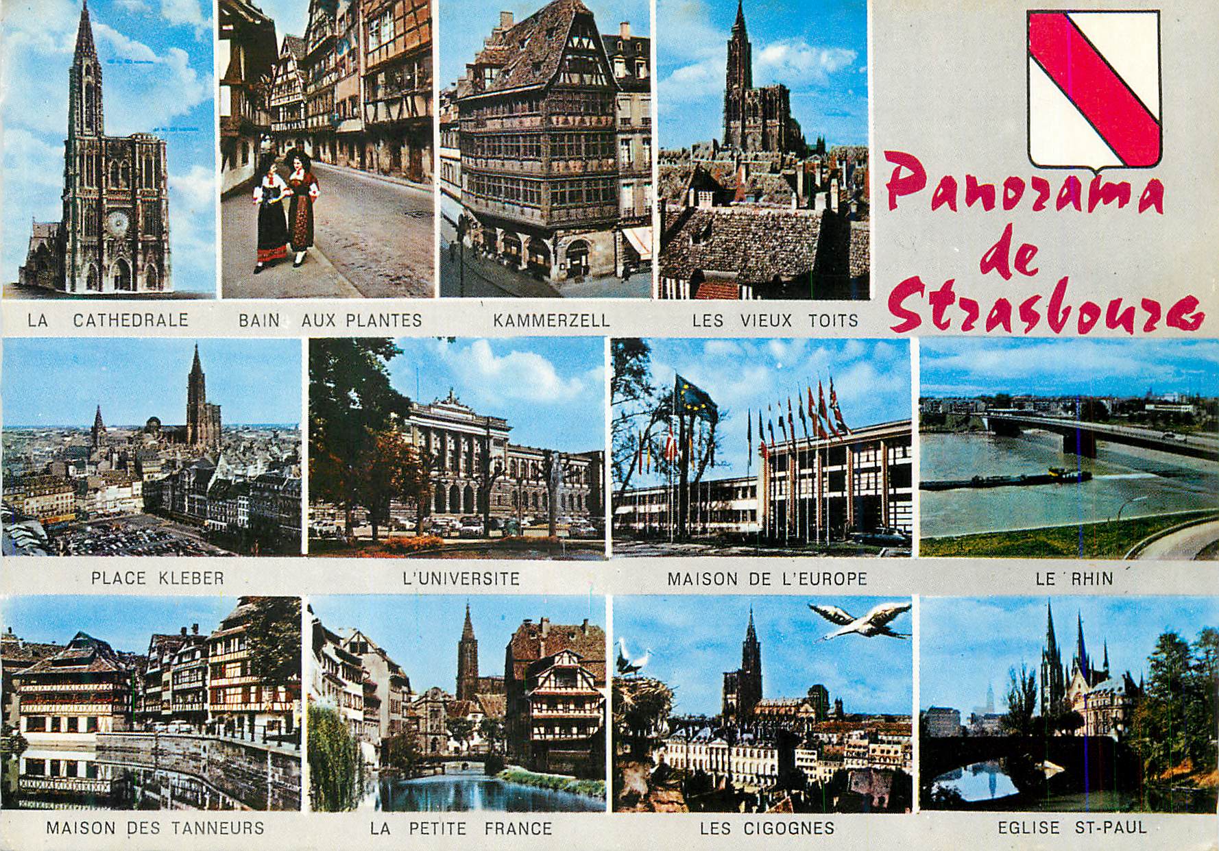 Strasbourg — Panorama de Strasbourg — éditeur non visible